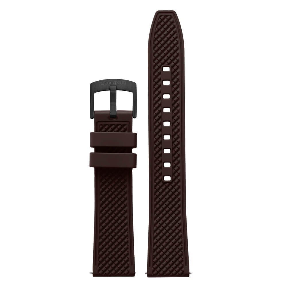 briston-bracelet-rubber-fkm-20-mm-chocolat image 3