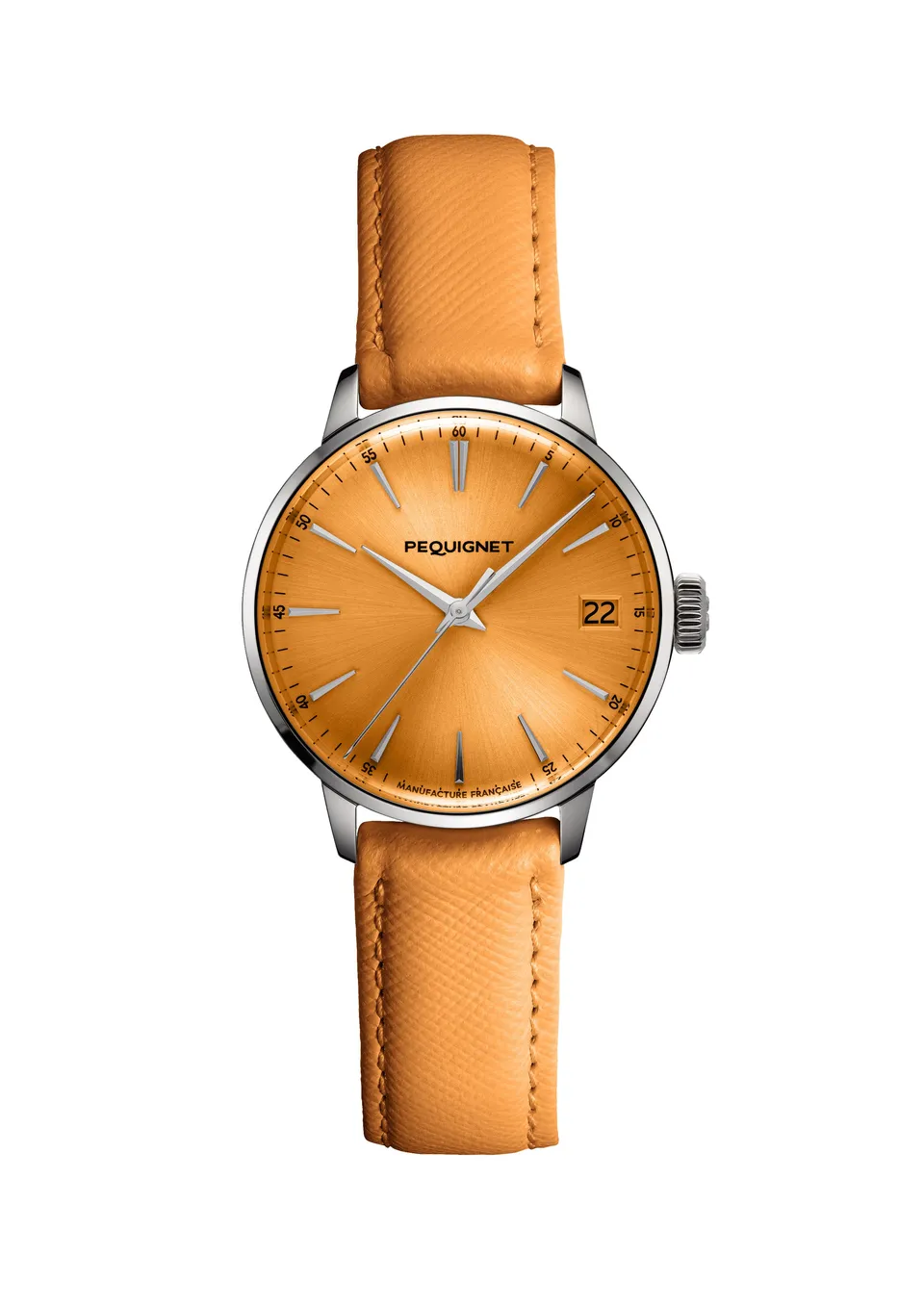 pequignet-attitude-orange-provence-montre-fran-aise-mixte-color-e-calibre-manufa image 1