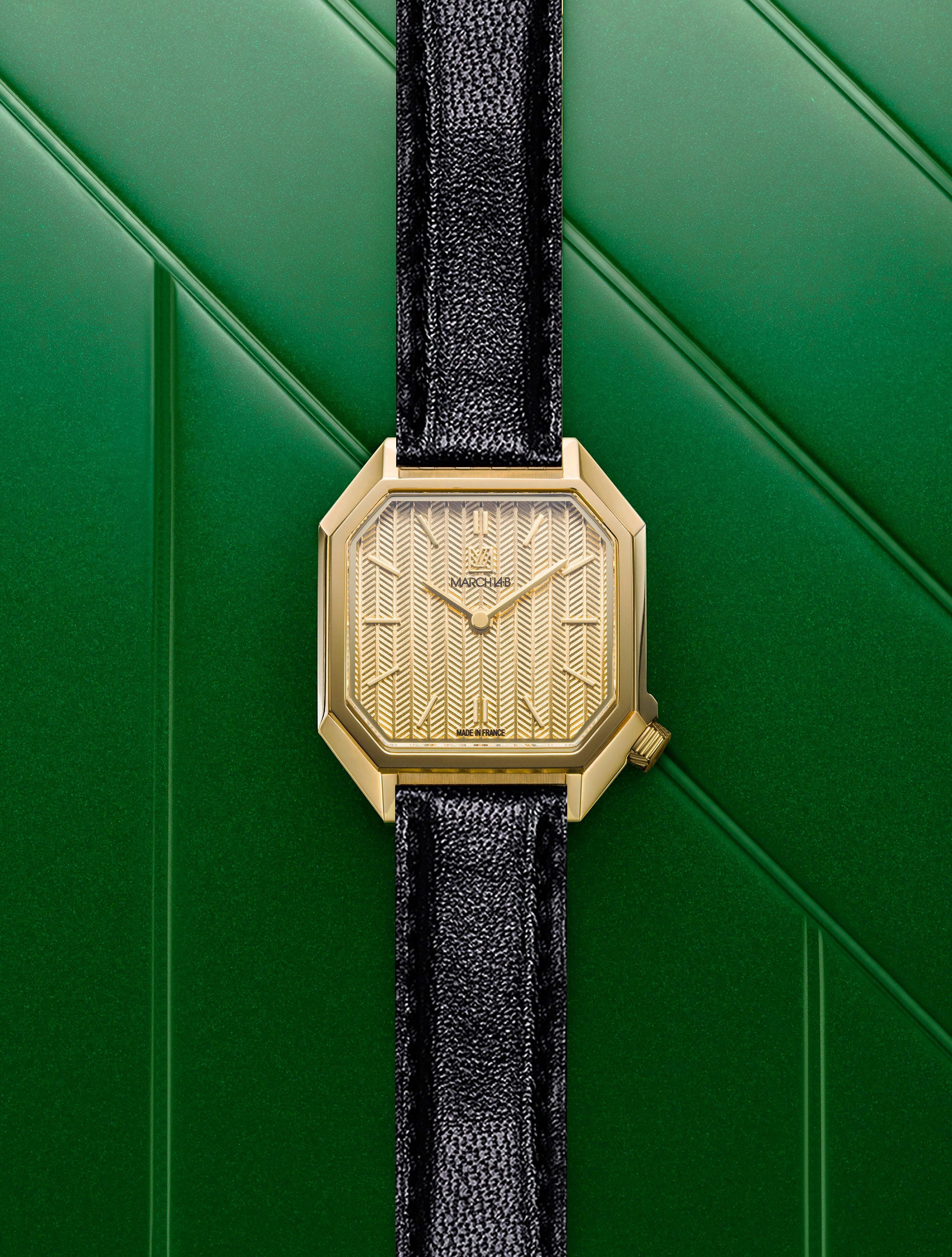 march-la-b-montre-milady-mansart-chevrons-or-28mm image 3