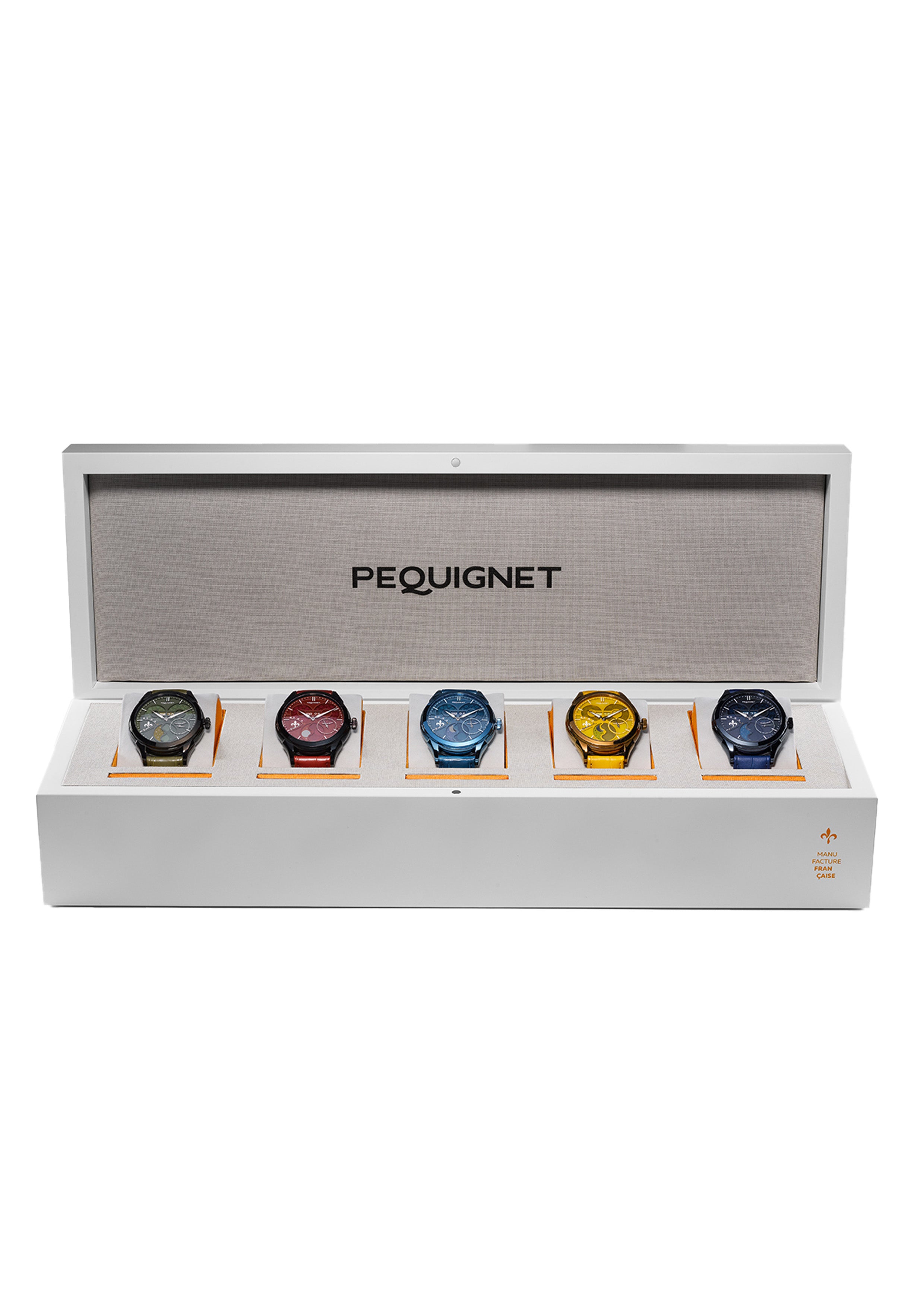 pequignet-royale-saphir-coffret-le-temps-des-couleurs-5-montres image 1
