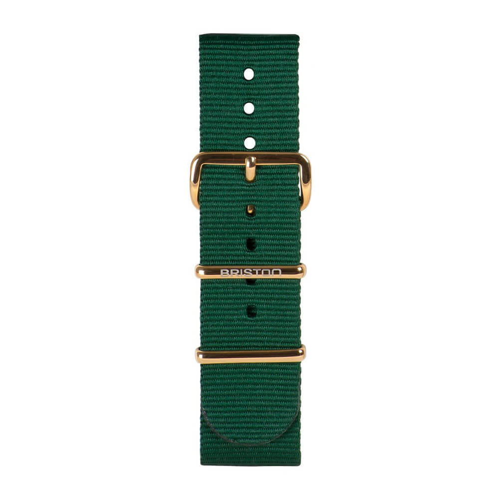 briston-clubmaster-classic-bracelet-type-nato-20-mm-vert-anglais image 2