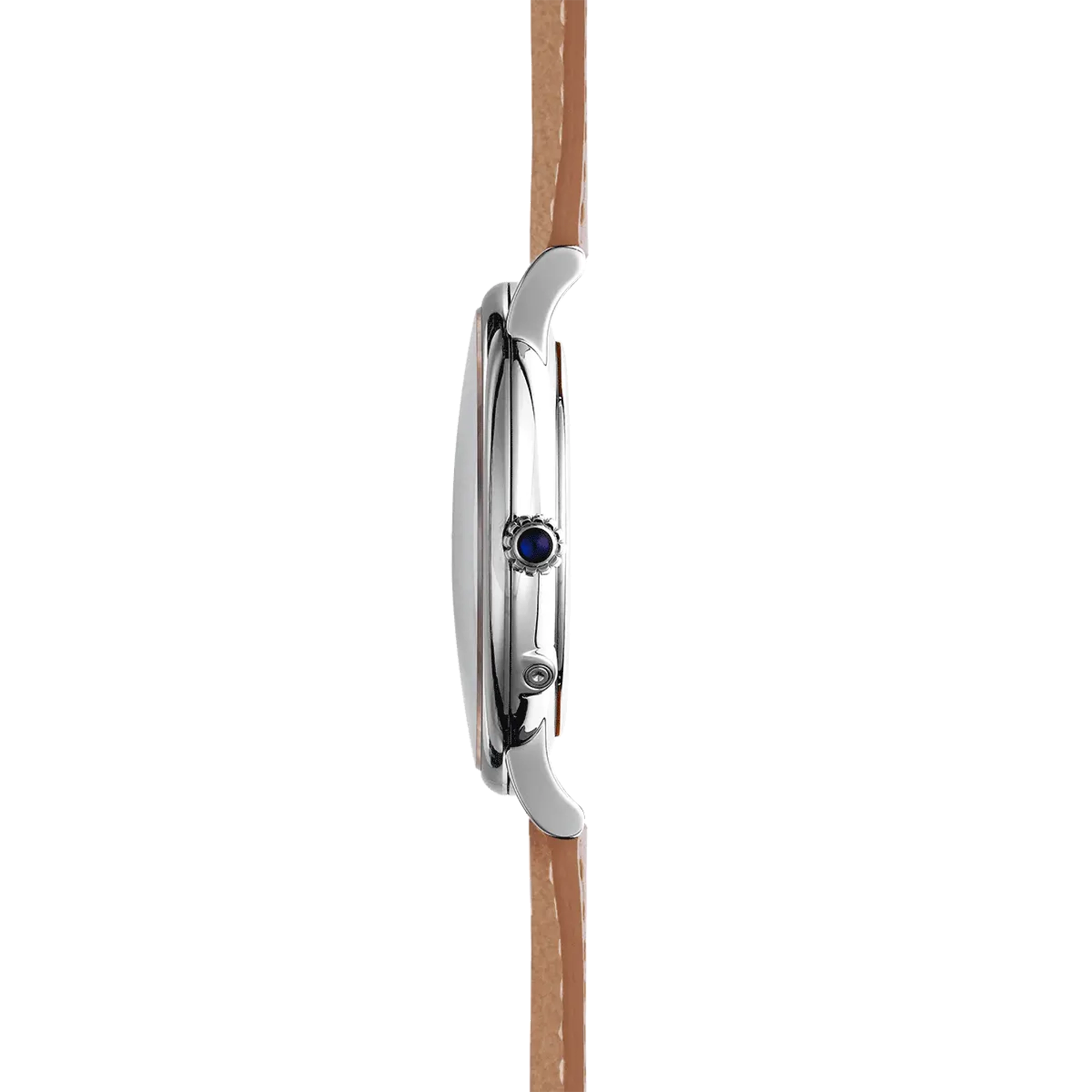 herbelin-inspiration-phase-de-lune-quartz-homme-acier-cuir-coquille-d-uf image 4