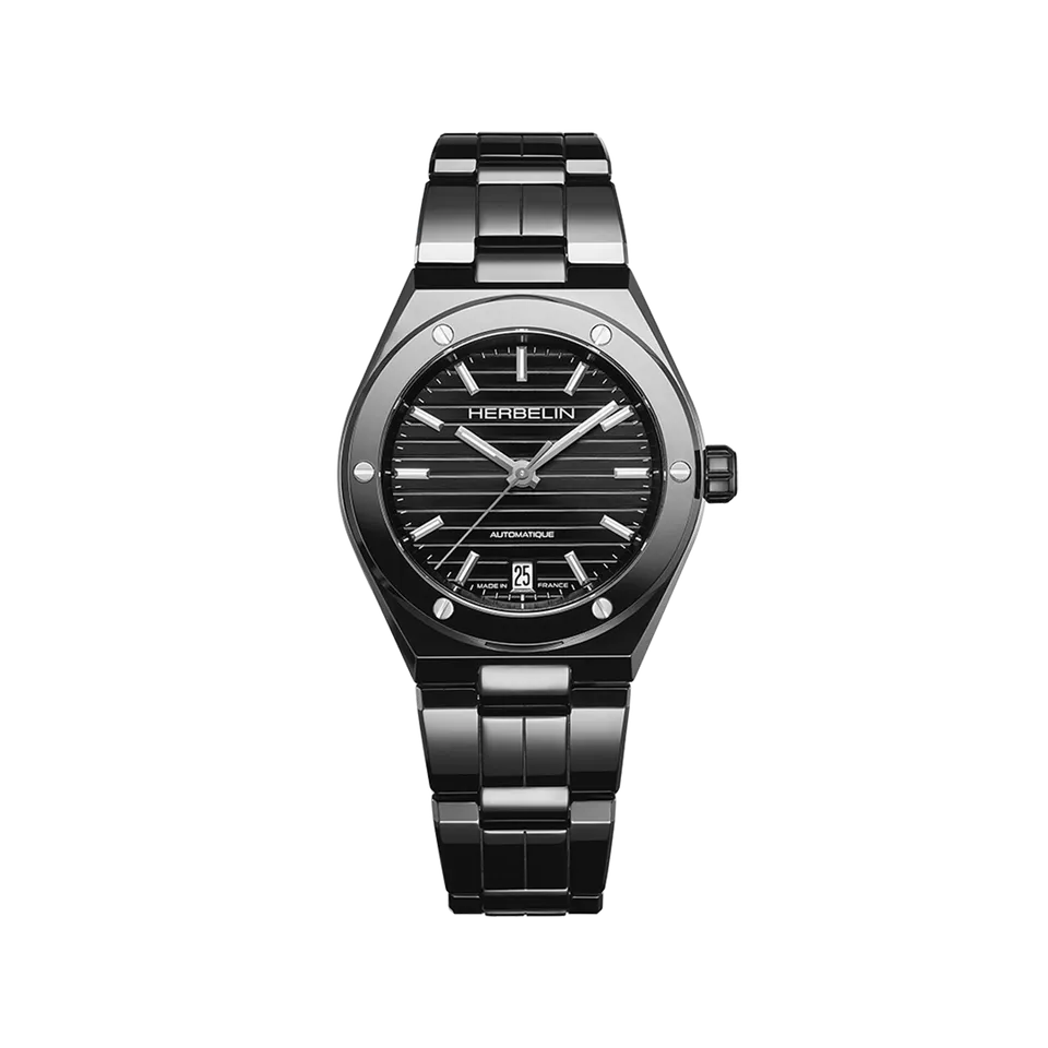 herbelin-cap-camarat-automatique-c-ramique-noir-poli-42-mm-dition-limit-e image 1