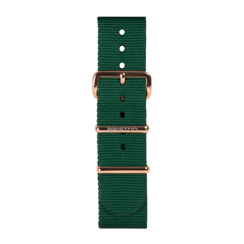 briston-clubmaster-classic-bracelet-type-nato-20-mm-vert-anglais image 3