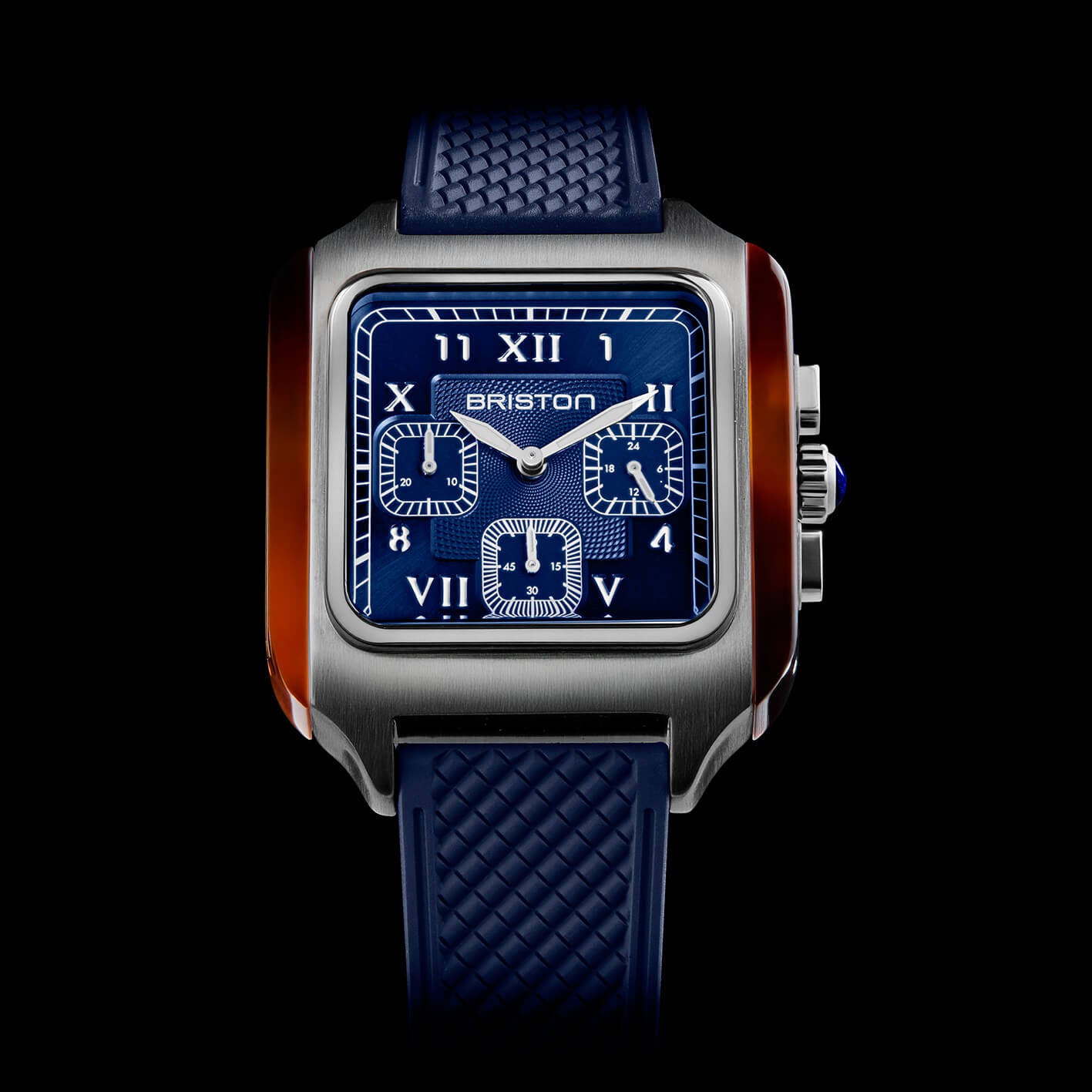 briston-streamliner-kennedy-chrono-38-5-mm-bleu-quartz-5-atm image 2