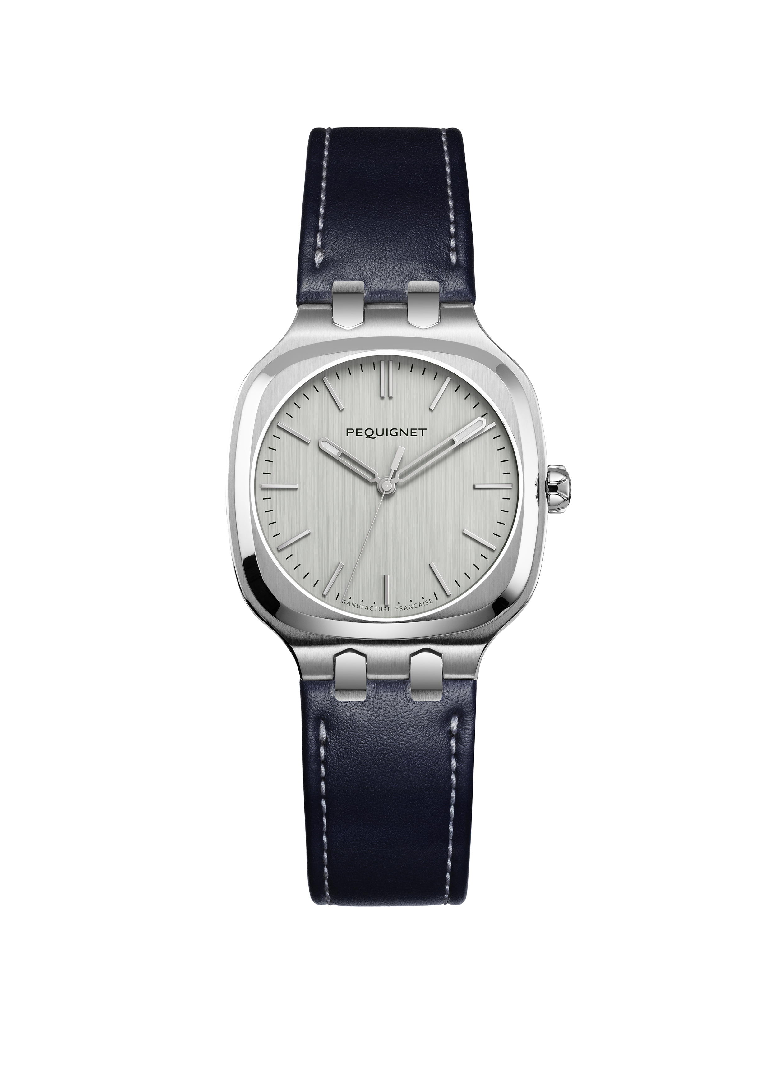 pequignet-concorde-30-mm-cadran-argent-acier-montre-sport-chic-quartz image 4