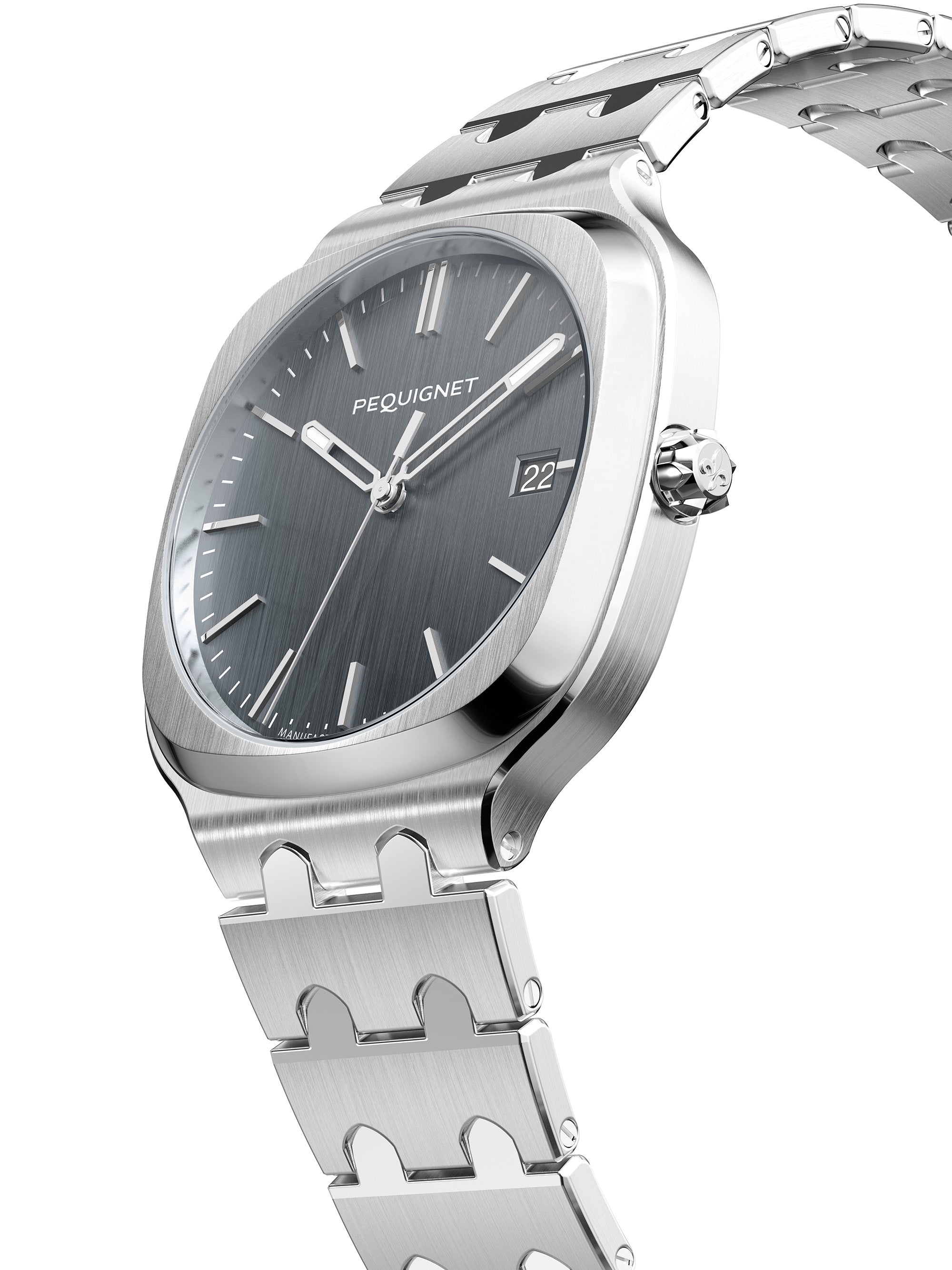 pequignet-concorde-40mm-cadran-gris-anthracite-calibre-initial-montre-femme-acie image 5