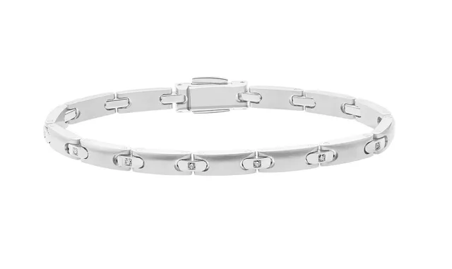 pequignet-moorea-bracelet-bijou-acier-or-jaune-et-diamant image 1