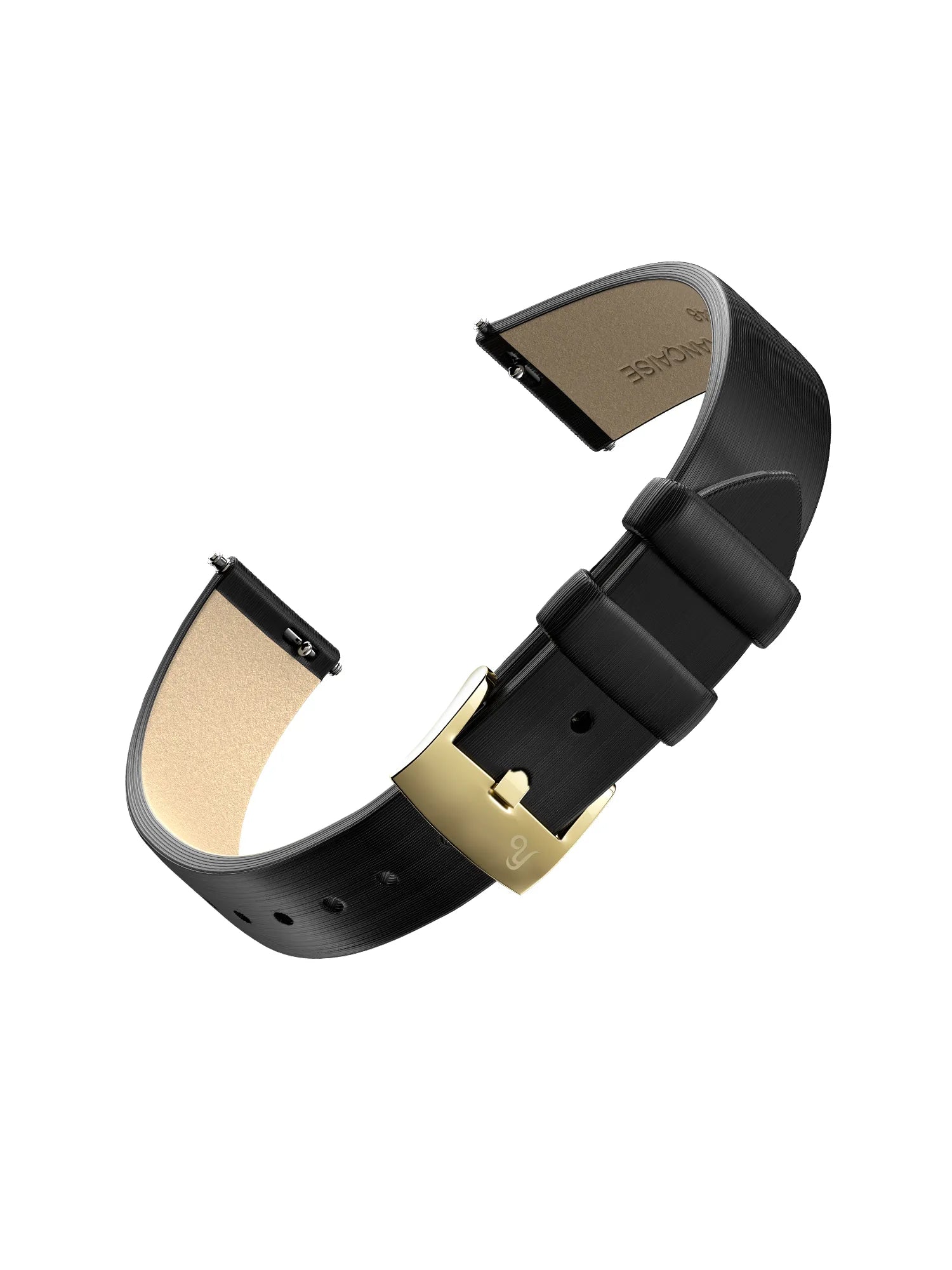 yema-bracelet-cuir-satin-bracelet-montre-compatible-superman image 1