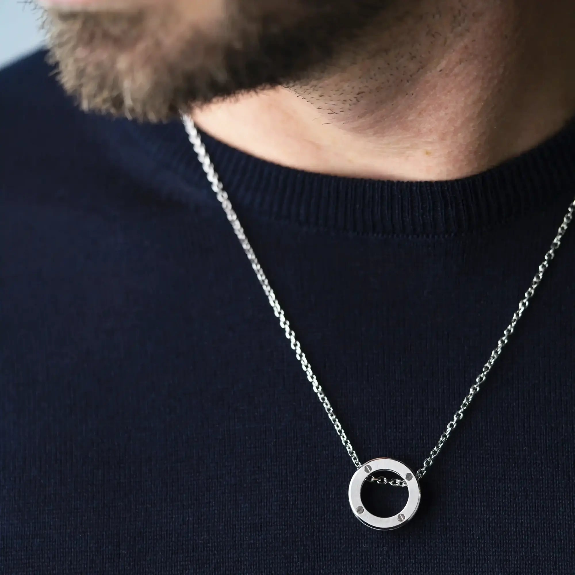 herbelin-newport-duo-collier-acier-homme image 2