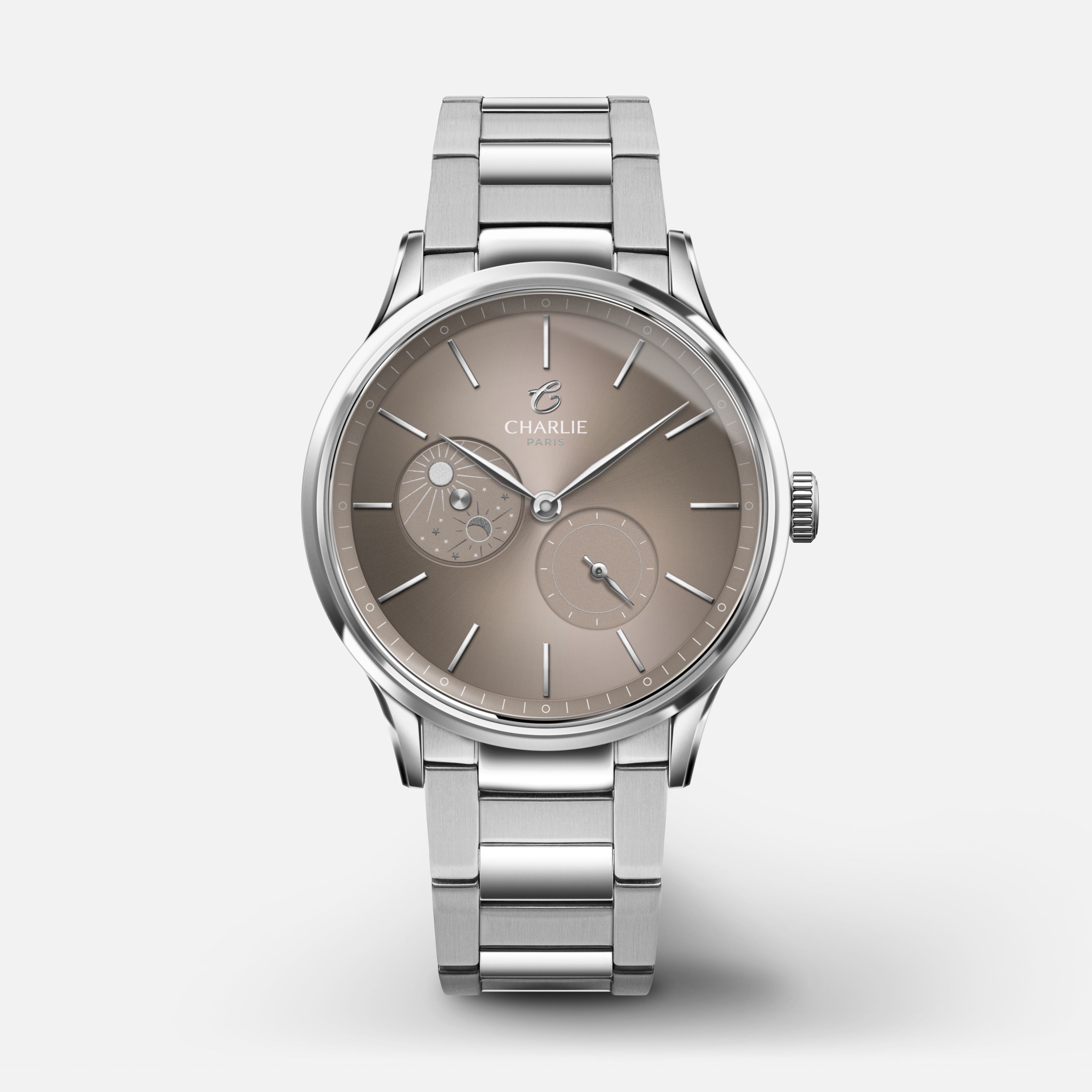 charlie-paris-initial-36-jour-nuit-taupe-36-mm-montre-automatique-acier image 1