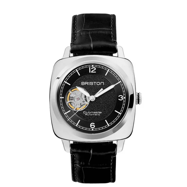 briston-clubmaster-legend-classic-open-39-mm-acier-noir-automatique image 1