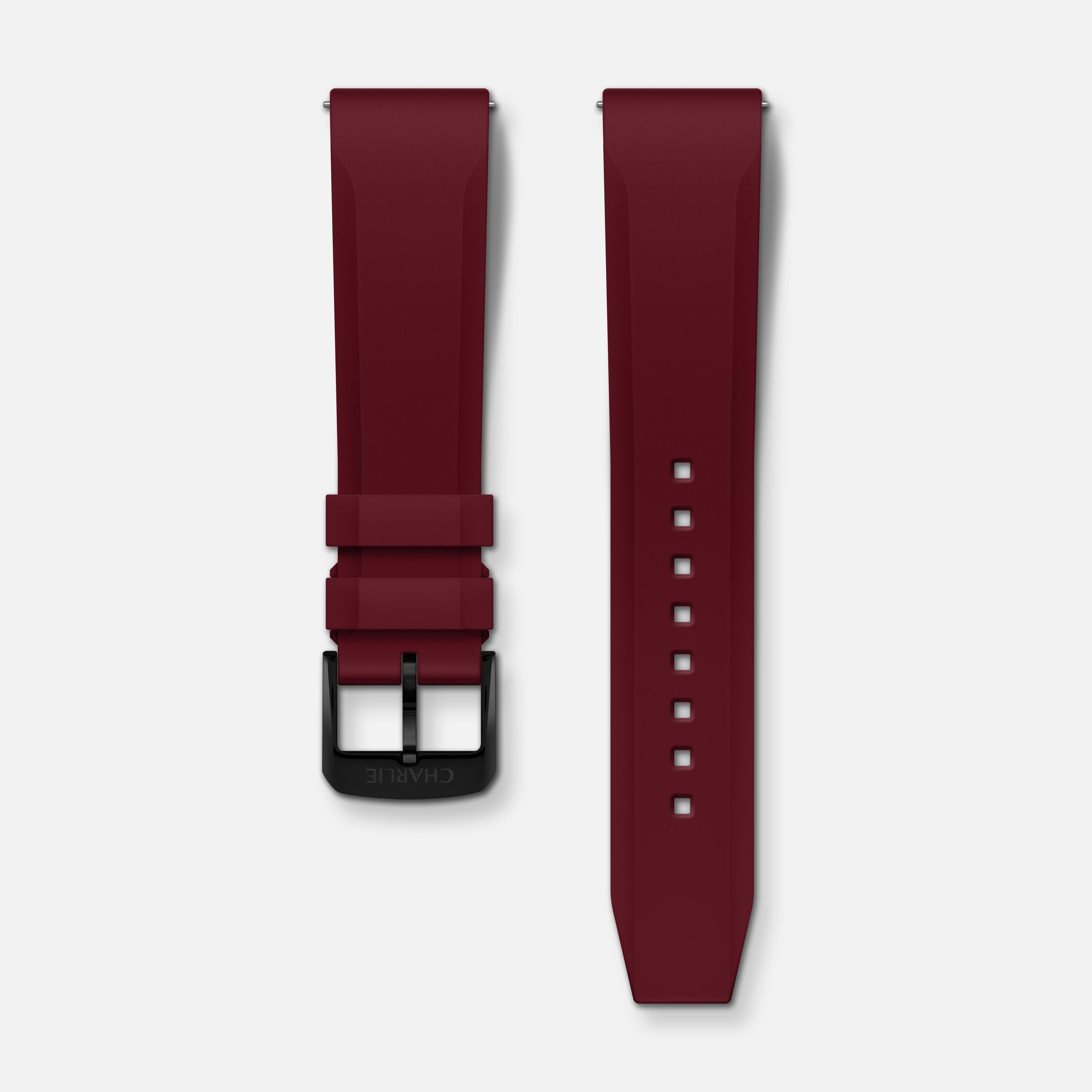 charlie-paris-bracelet-caoutchouc-bordeaux-nbr-20mm image 4