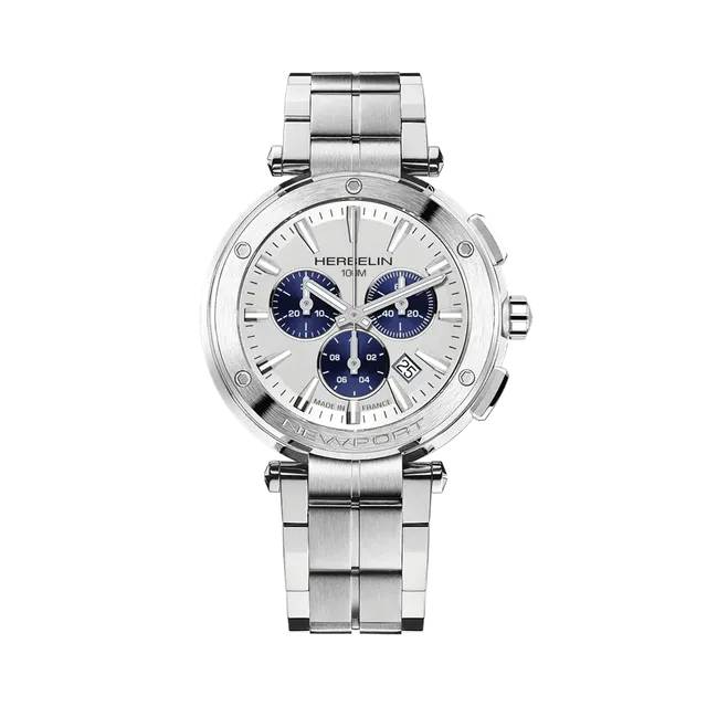 herbelin-newport-chronographe-quartz-montre-homme-acier image 1