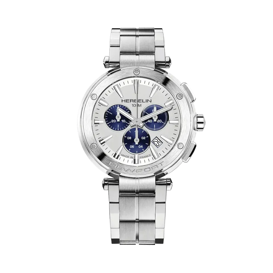 herbelin-newport-chronographe-quartz-montre-homme-acier image 1