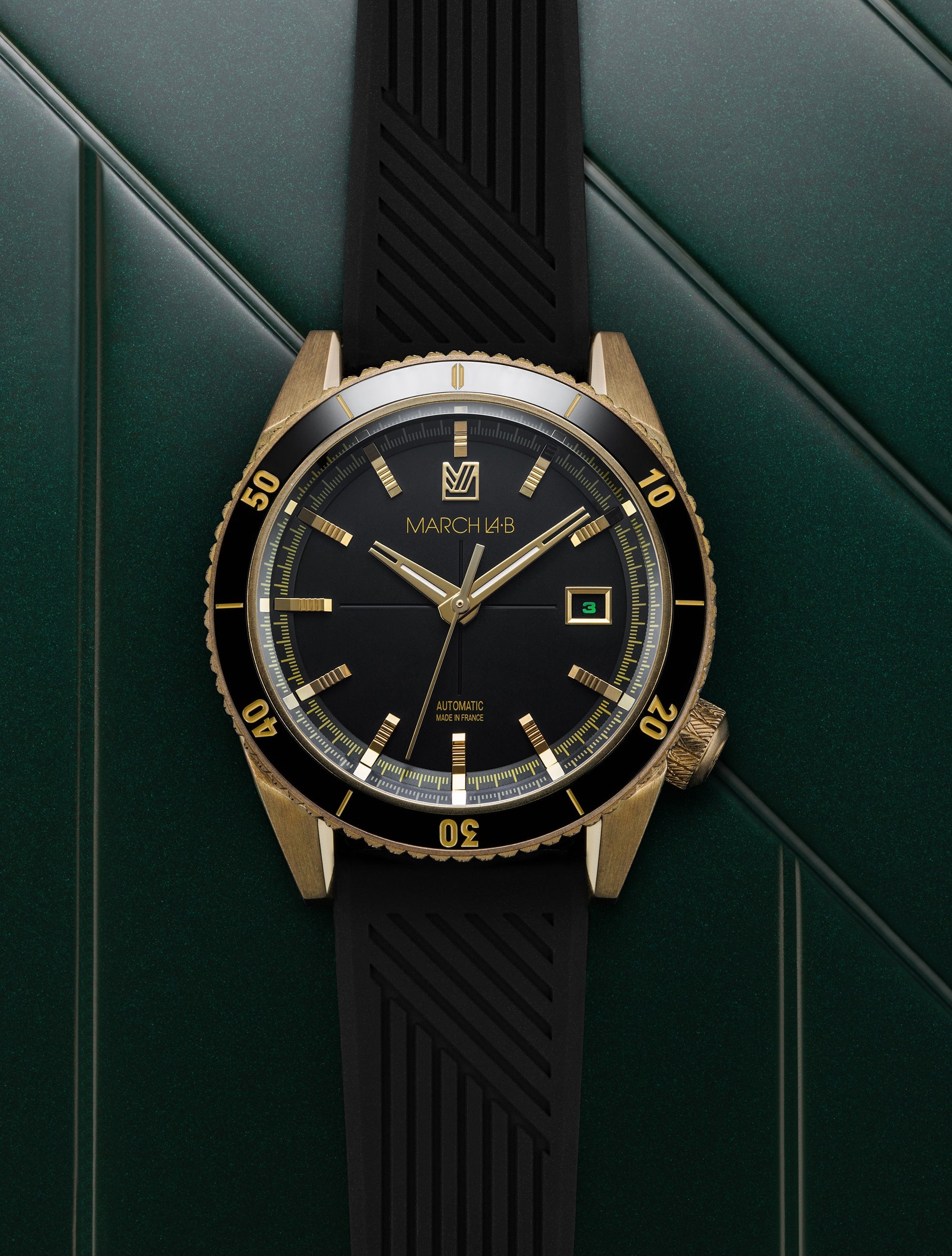 march-la-b-bonzer-automatique-41-mm-montre-de-surf-plongeuse-cadran-noir image 3