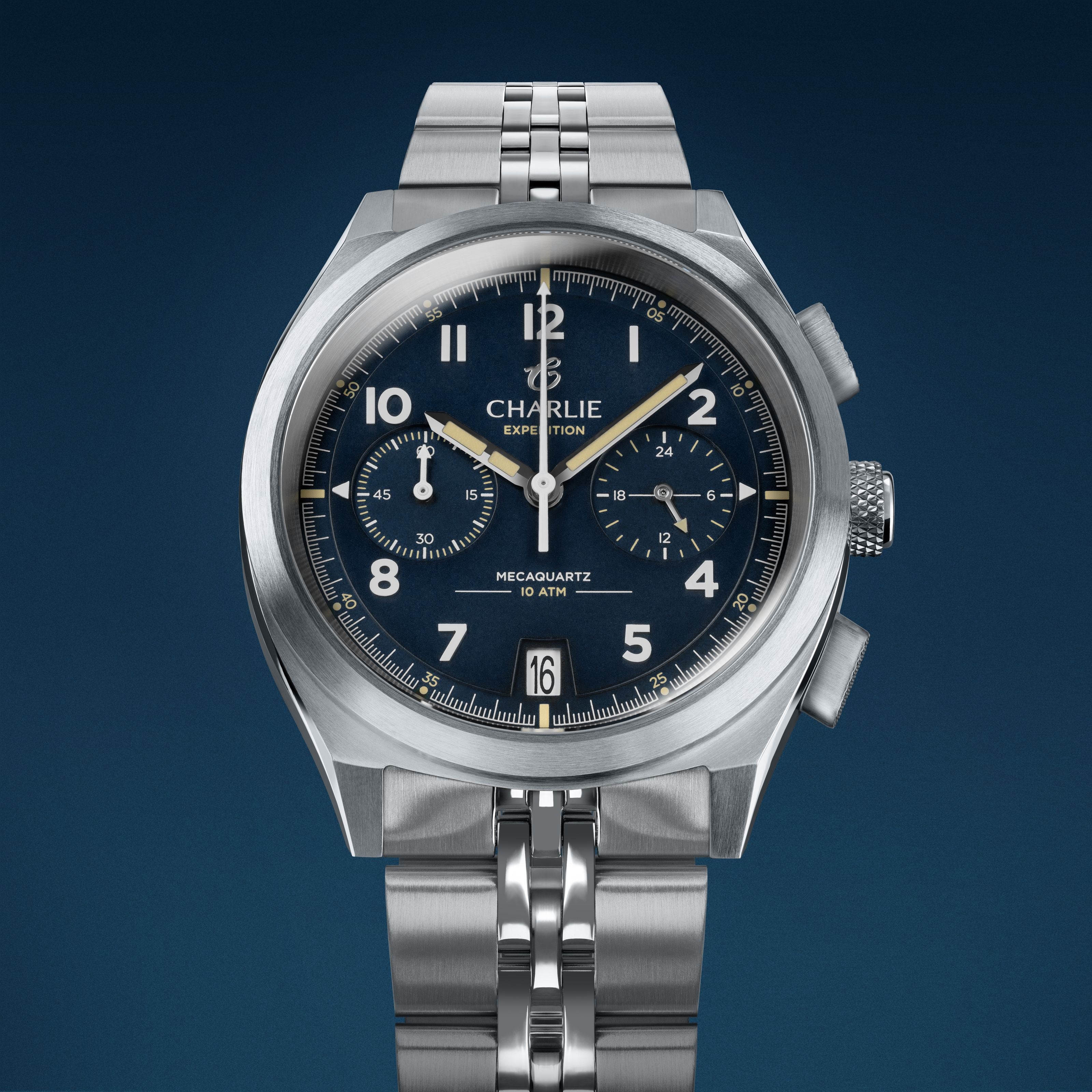 charlie-paris-gr-chronographe-montre-homme-39mm-cadran-bleu image 4