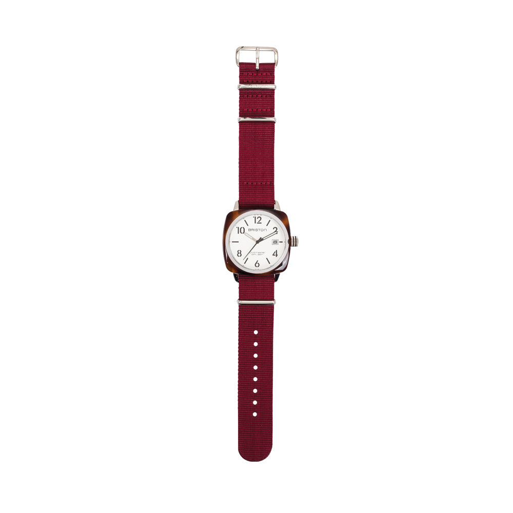briston-bracelet-nato-nylon-bordeaux-20-mm-acier image 6
