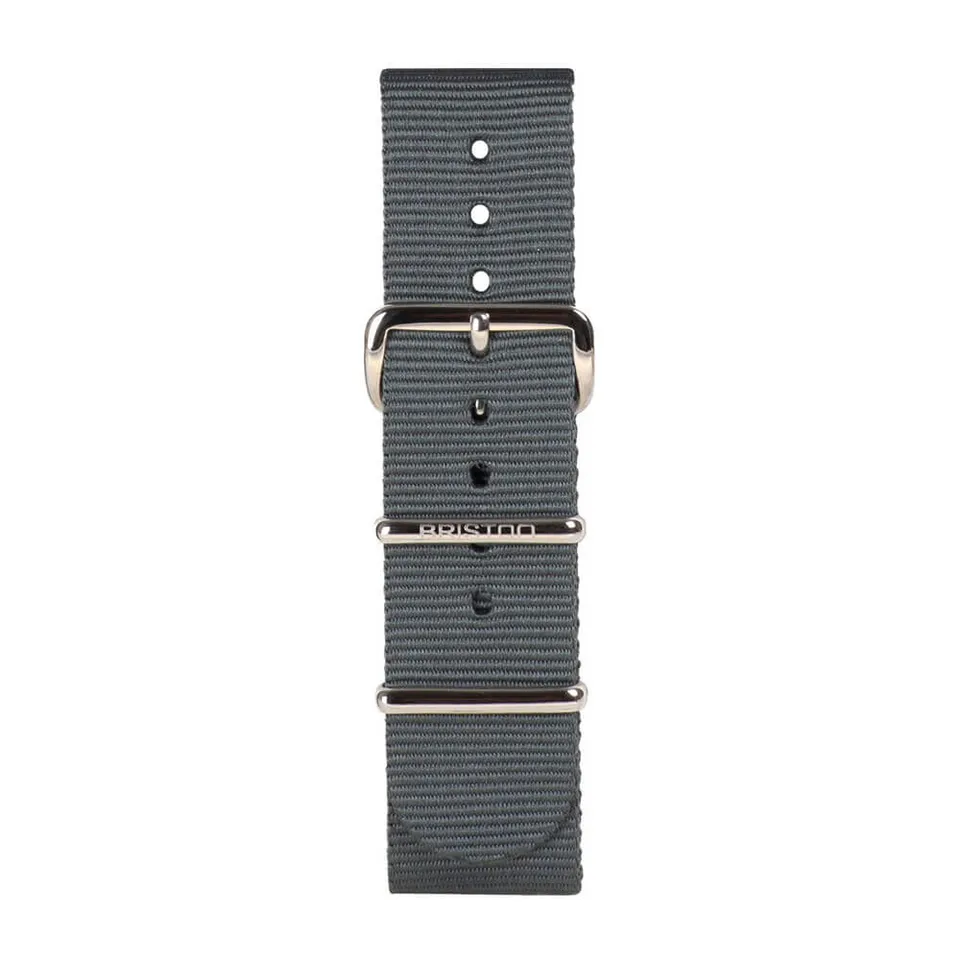 briston-bracelet-type-nato-20-mm-gris-nylon-interchangeable image 1