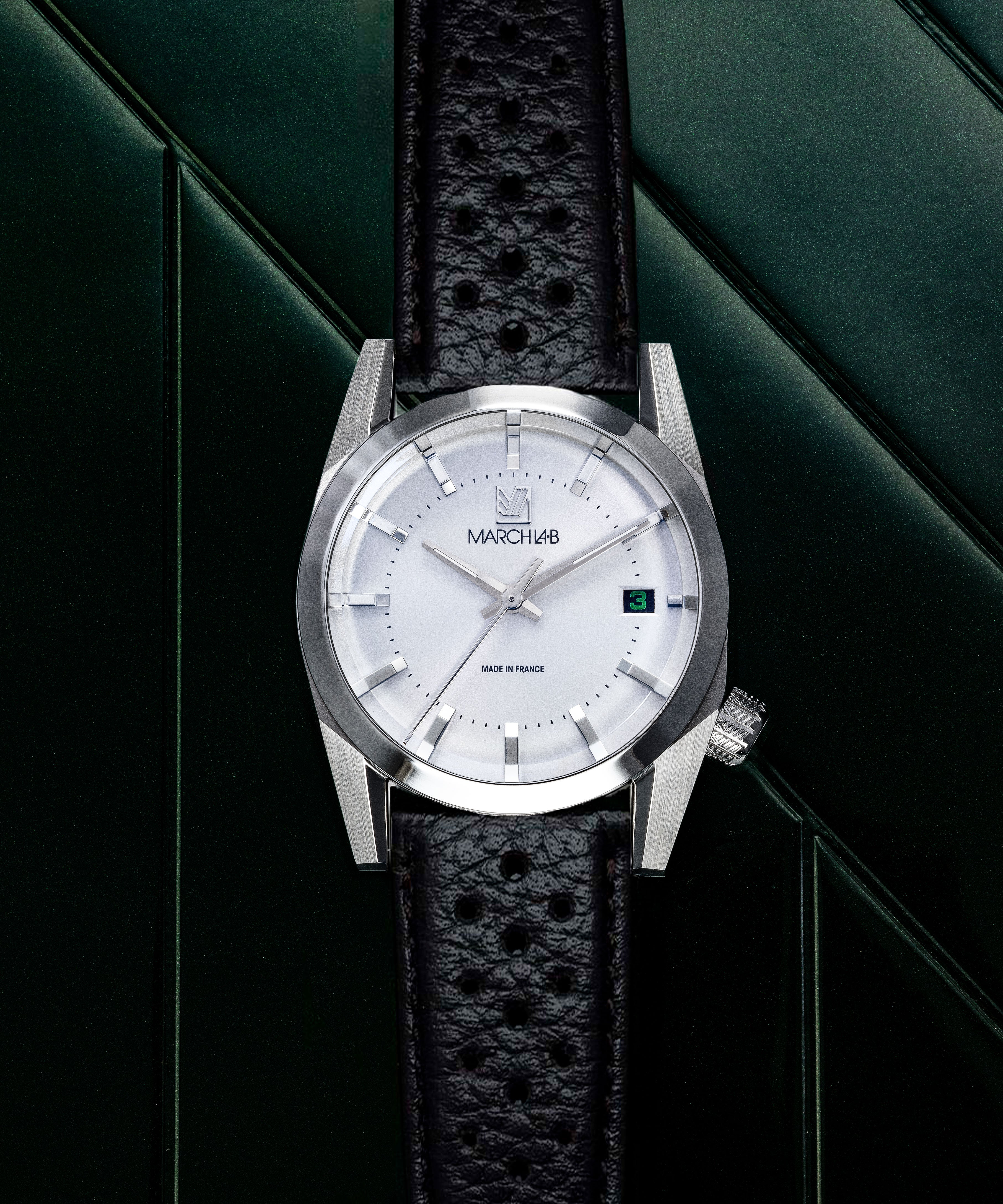 march-la-b-montre-am69-electrique-white-36-mm-blanche-quartz image 2