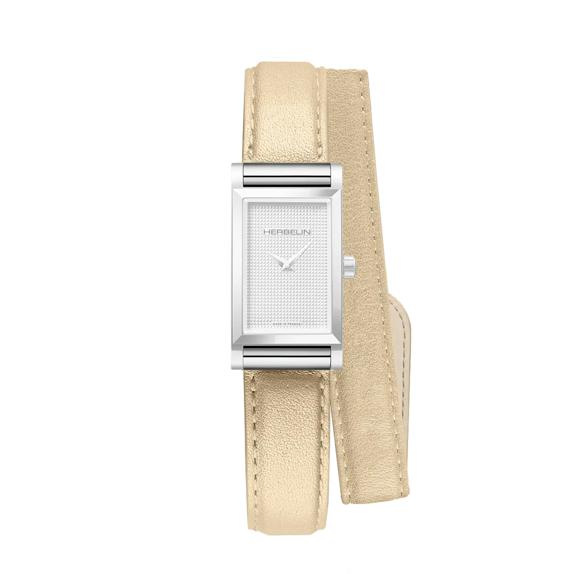 herbelin-antar-s-bracelet-double-tour-cuir-dor-composant-seul image 2