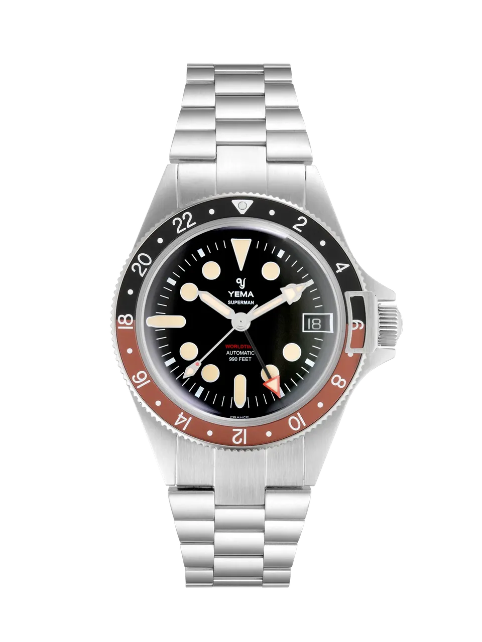 yema-superman-worldtime-gmt-coke-montre-gmt-plongeuse image 1