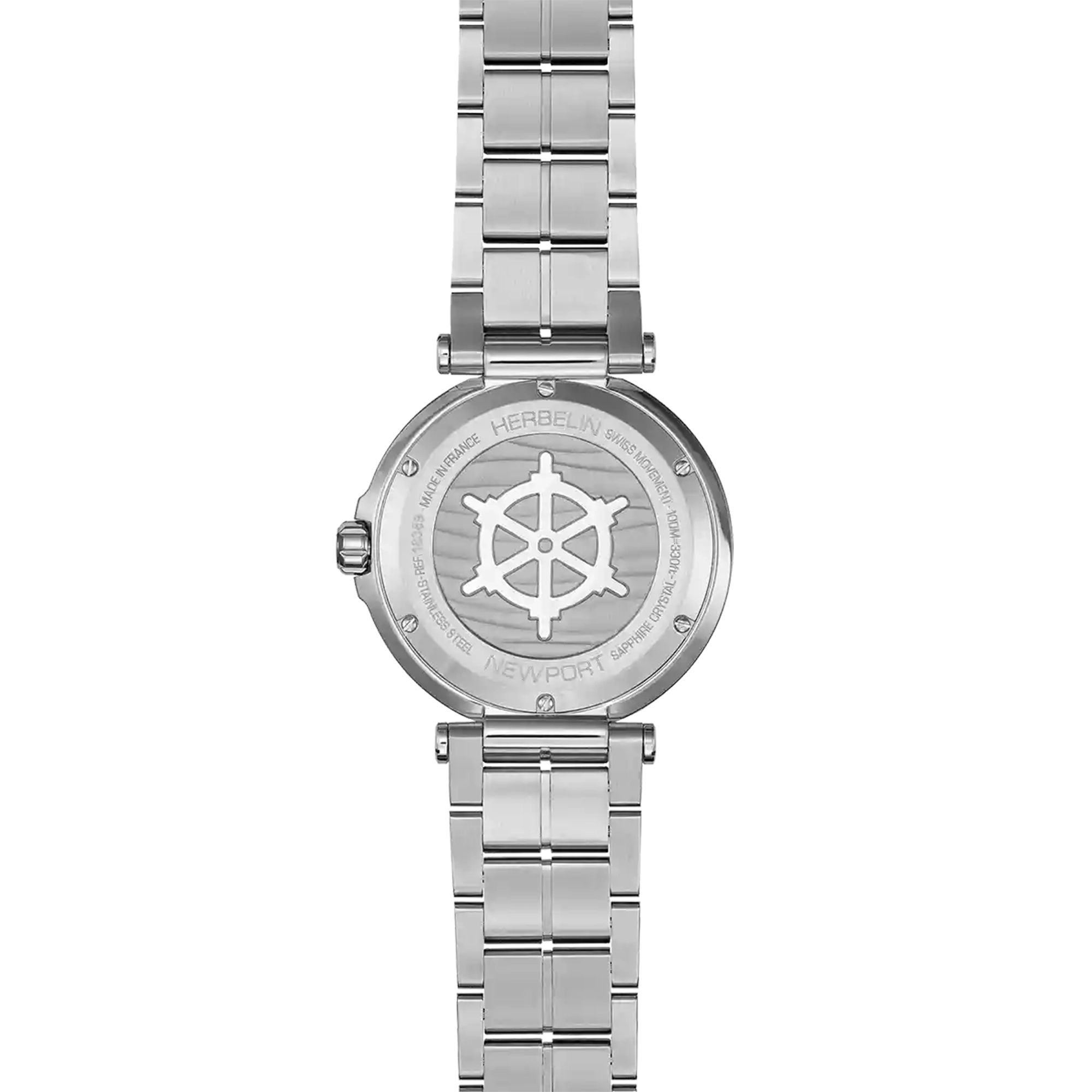 herbelin-newport-quartz-acier-cadran-noir-montre-homme-40-5-mm image 4