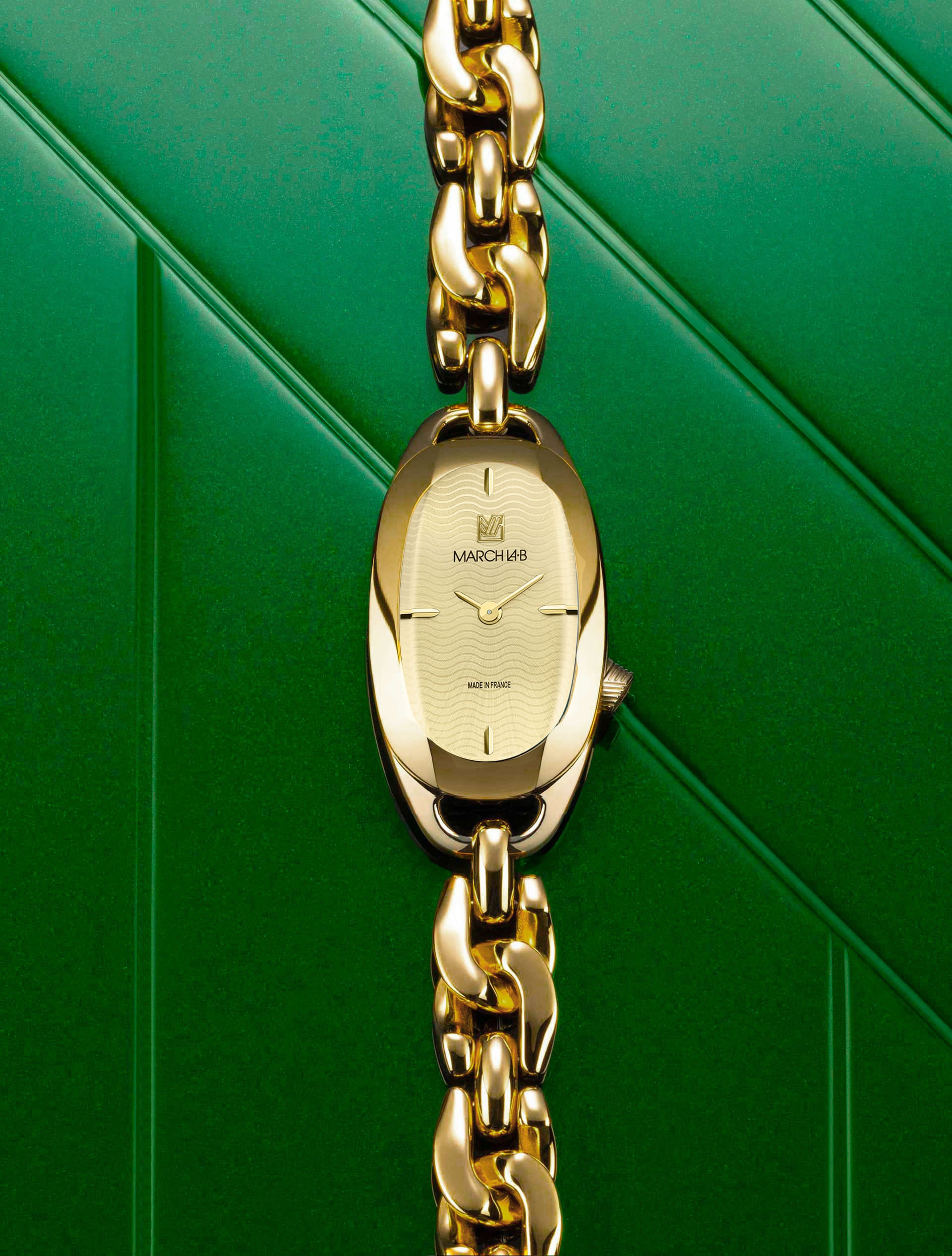 march-la-b-oblongue-gold-20mm-quartz-femme image 1