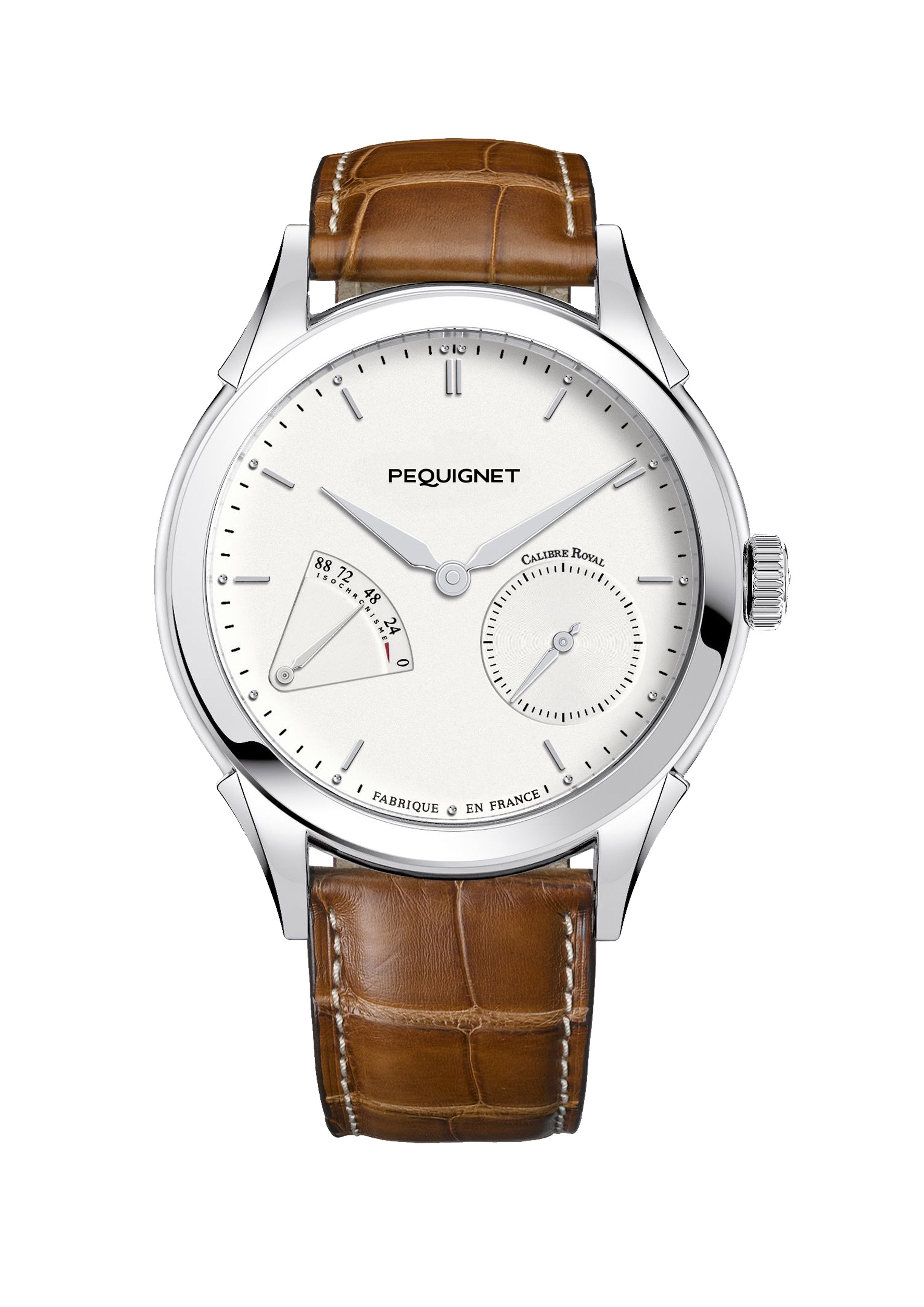 pequignet-royale-origine-montre-automatique-cadran-argent-opalin-calibre-royal image 6