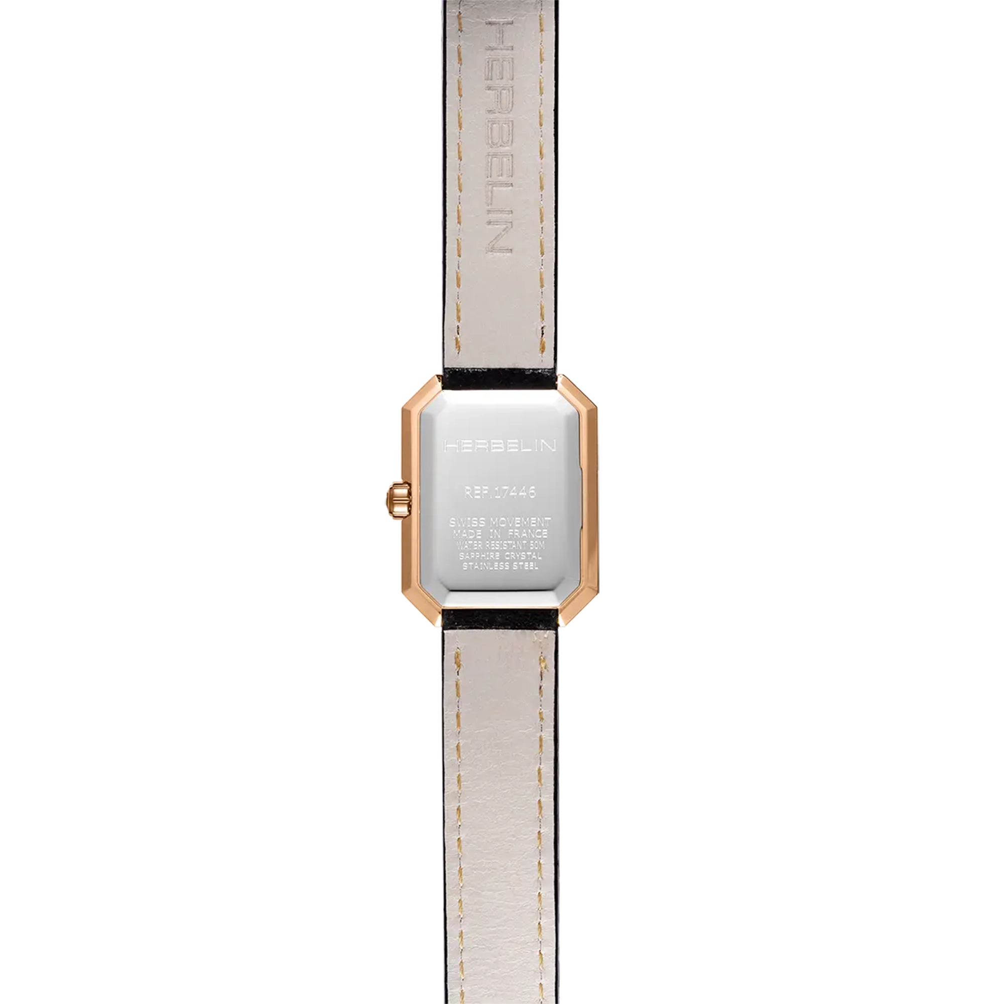 herbelin-octog-ne-montre-quartz-nacre-pvd-or-rose-femme image 4