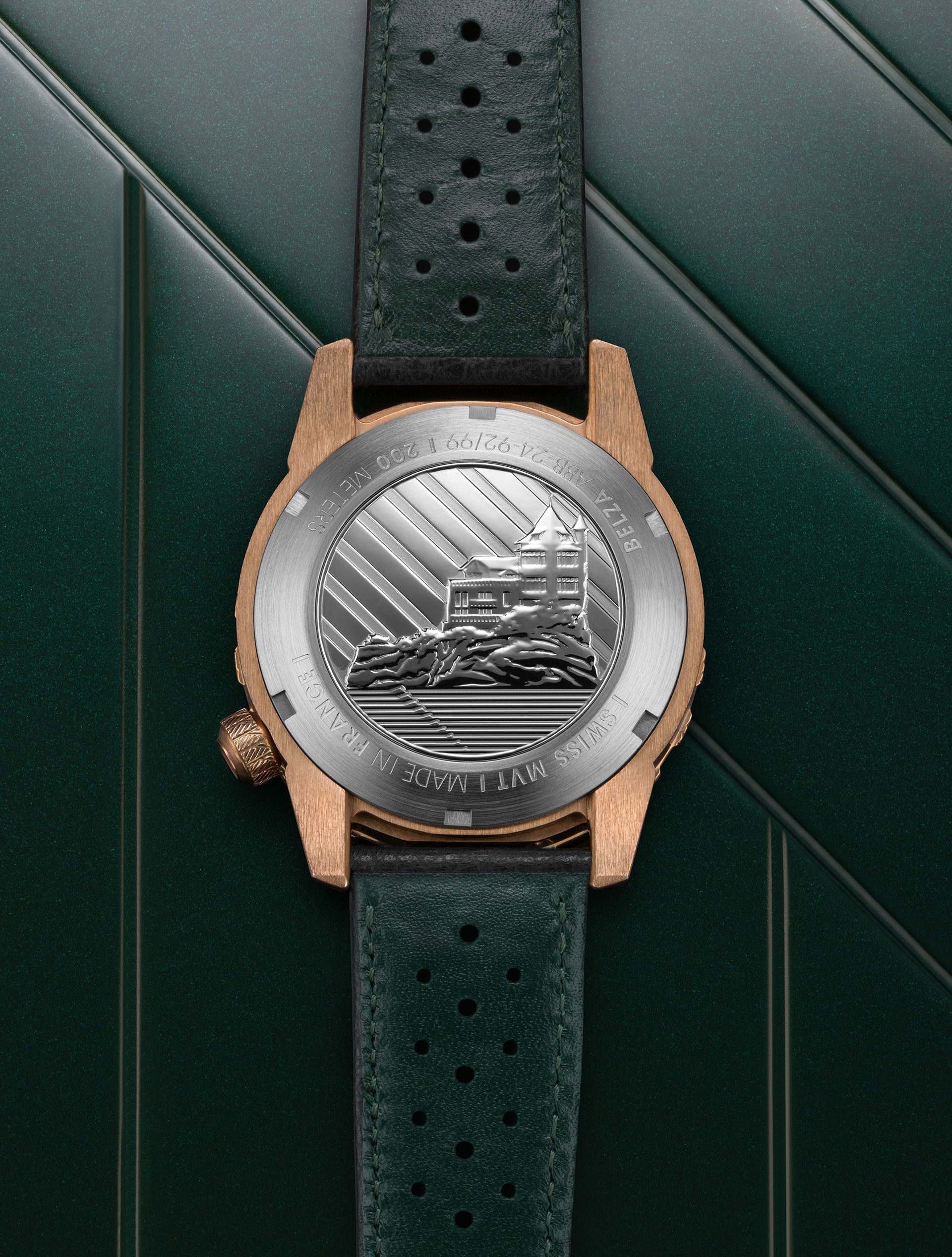march-la-b-belza-dition-bronze-montre-plongeuse-automatique-40-mm-noire image 3