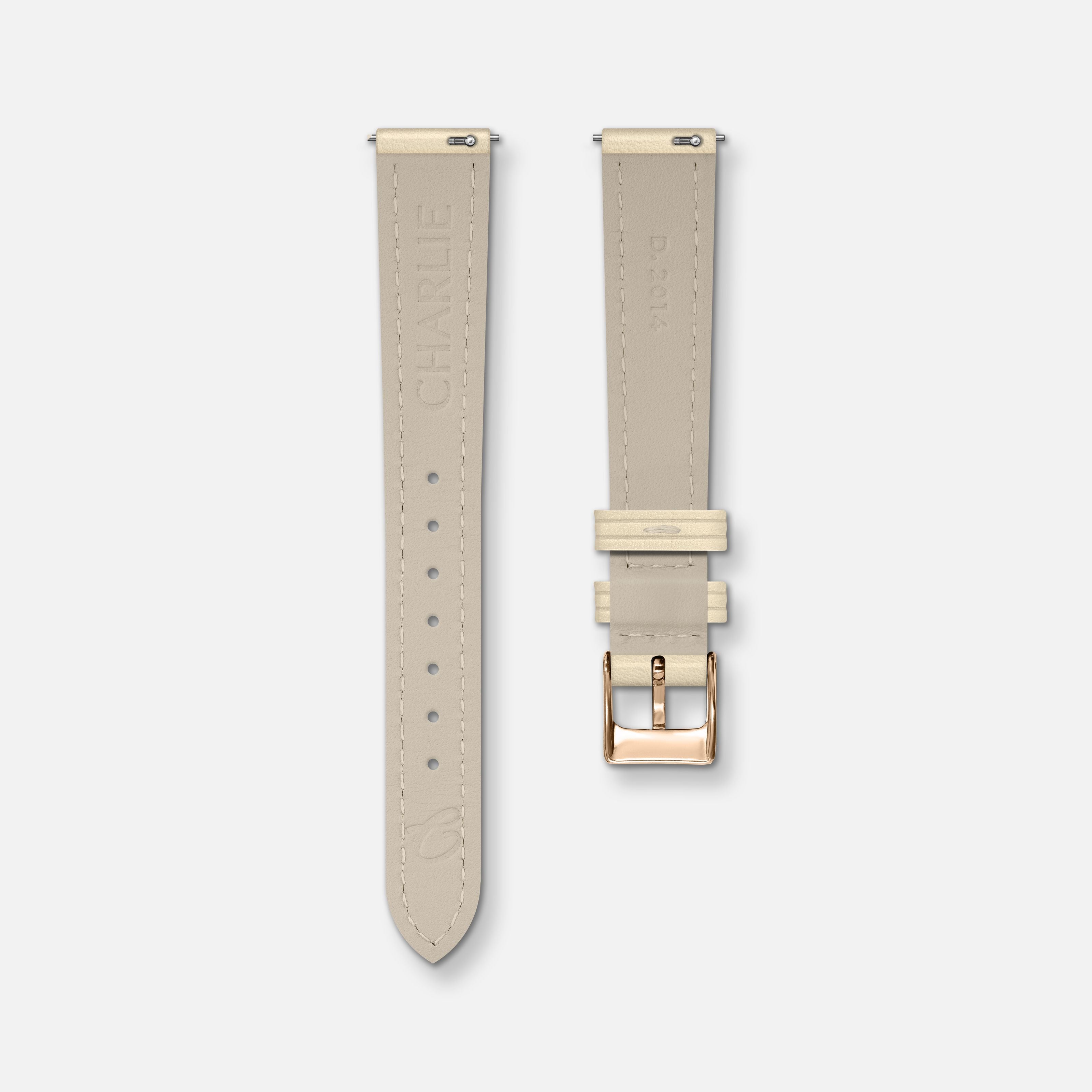 charlie-paris-bracelet-montre-cuir-sable-lisse-14mm image 2