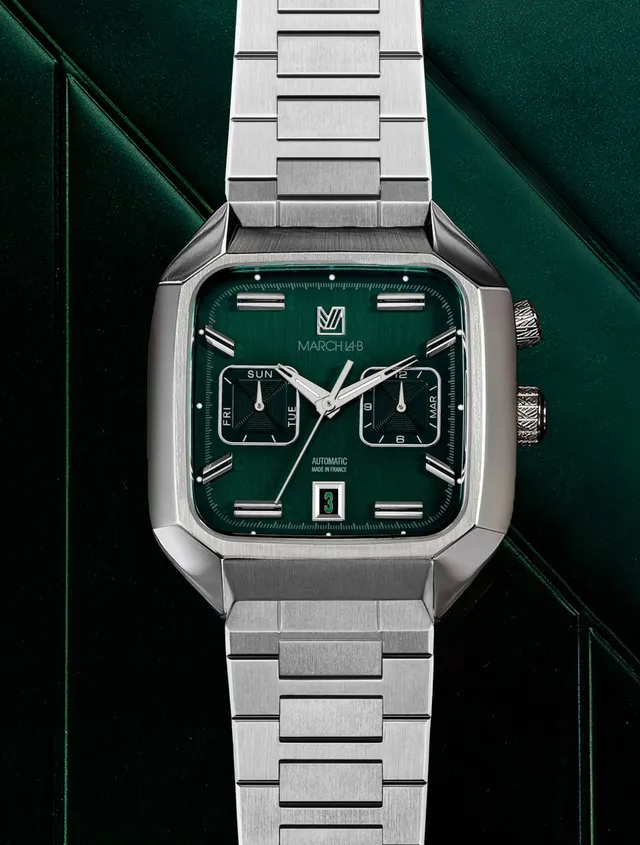 march-la-b-am2-calendar-automatique-grall-montre-homme-octogonale-41-mm-cadran-v image 1