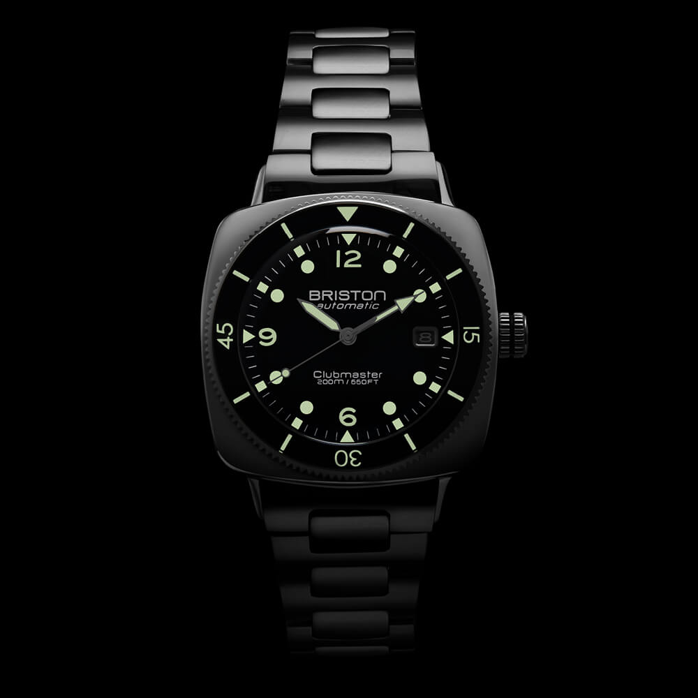 briston-clubmaster-legend-diver-montre-automatique-40-mm-noir-acier image 3