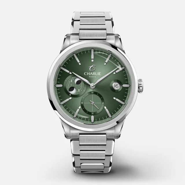 charlie-paris-alliance-phase-de-lune-sauge-montre-automatique-39mm image 1