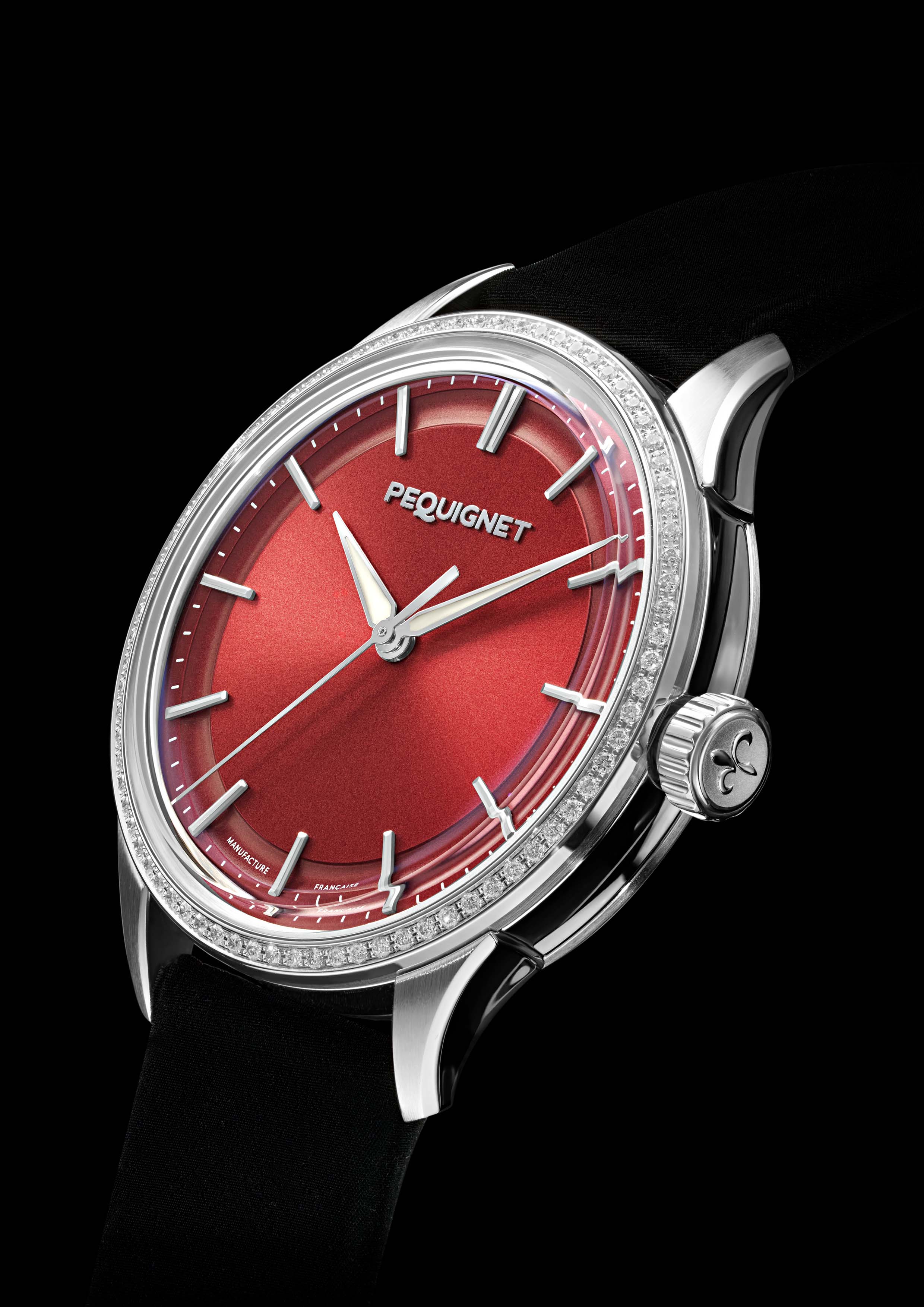 montre-pequignet-royale-paris-36-mm-bordeaux-lunette-78-diamants-calibre-initial image 6
