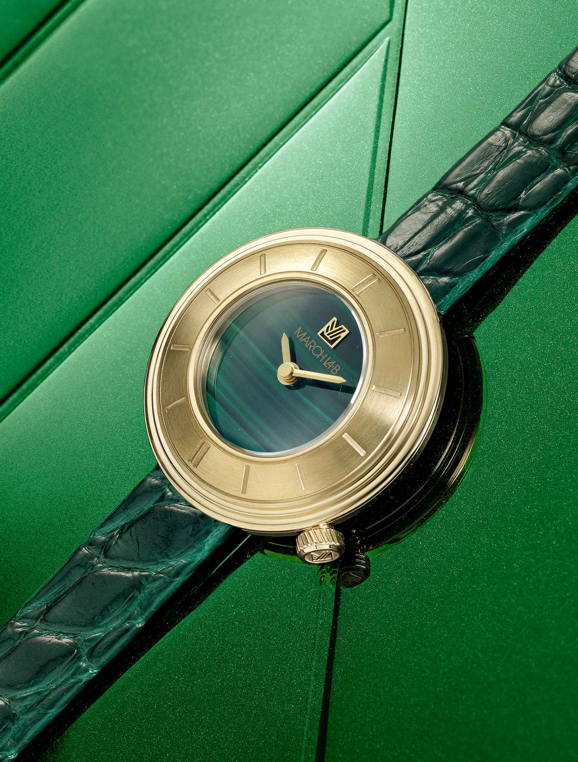 march-la-b-lady-volante-malachite-30-mm-montre-femme-cadran-vert image 4