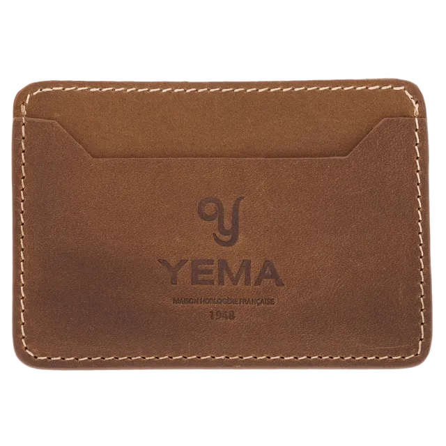 yema-porte-cartes-en-cuir-v-ritable-3-cartes-accessoire-voyage image 1