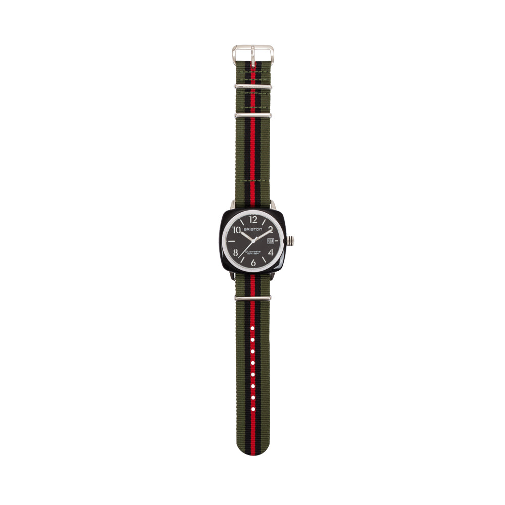 briston-bracelet-type-nato-vert-noir-rouge-20-mm image 4