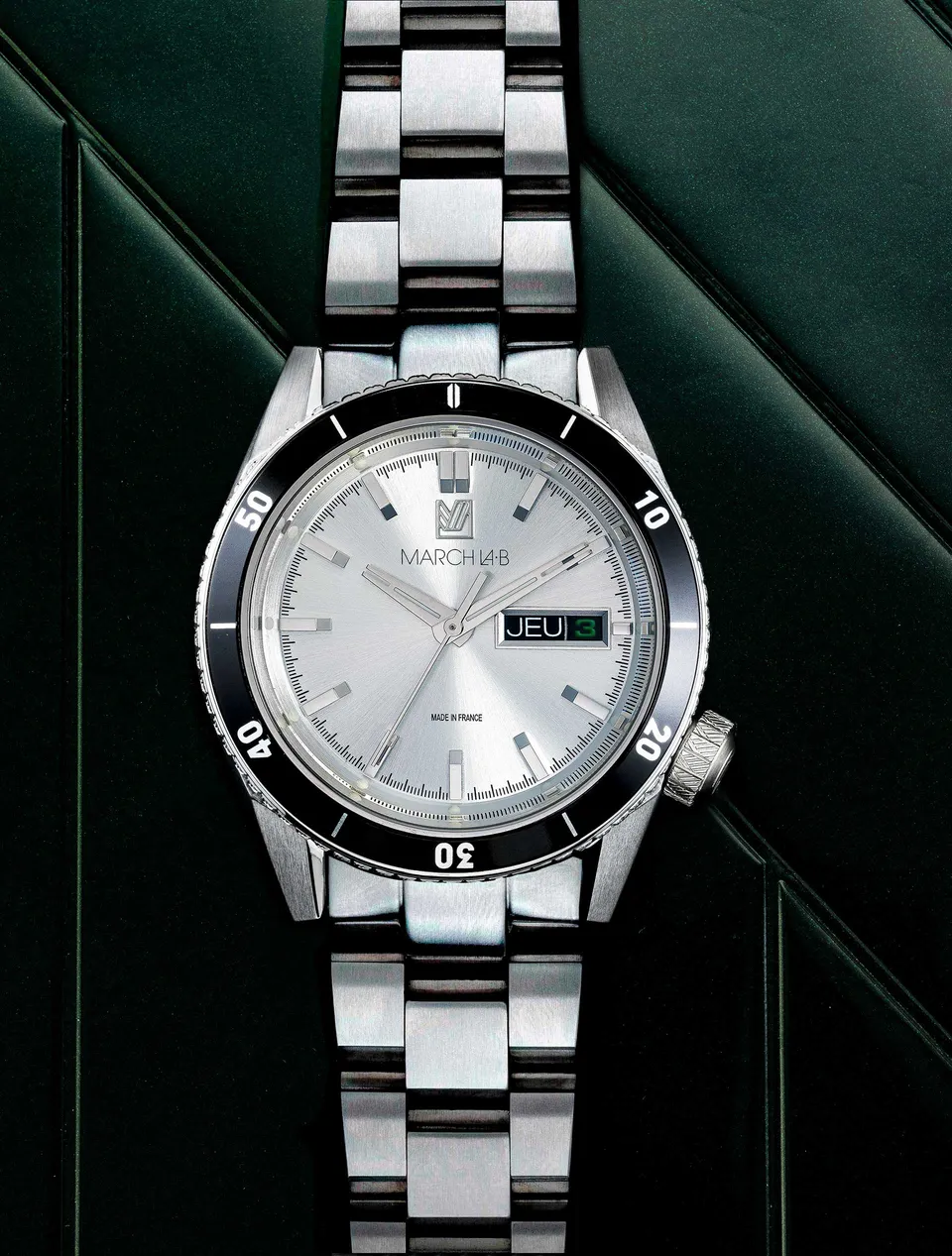 march-la-b-bonzer-electrique-steel-41-mm-montre-de-surf-homme image 1