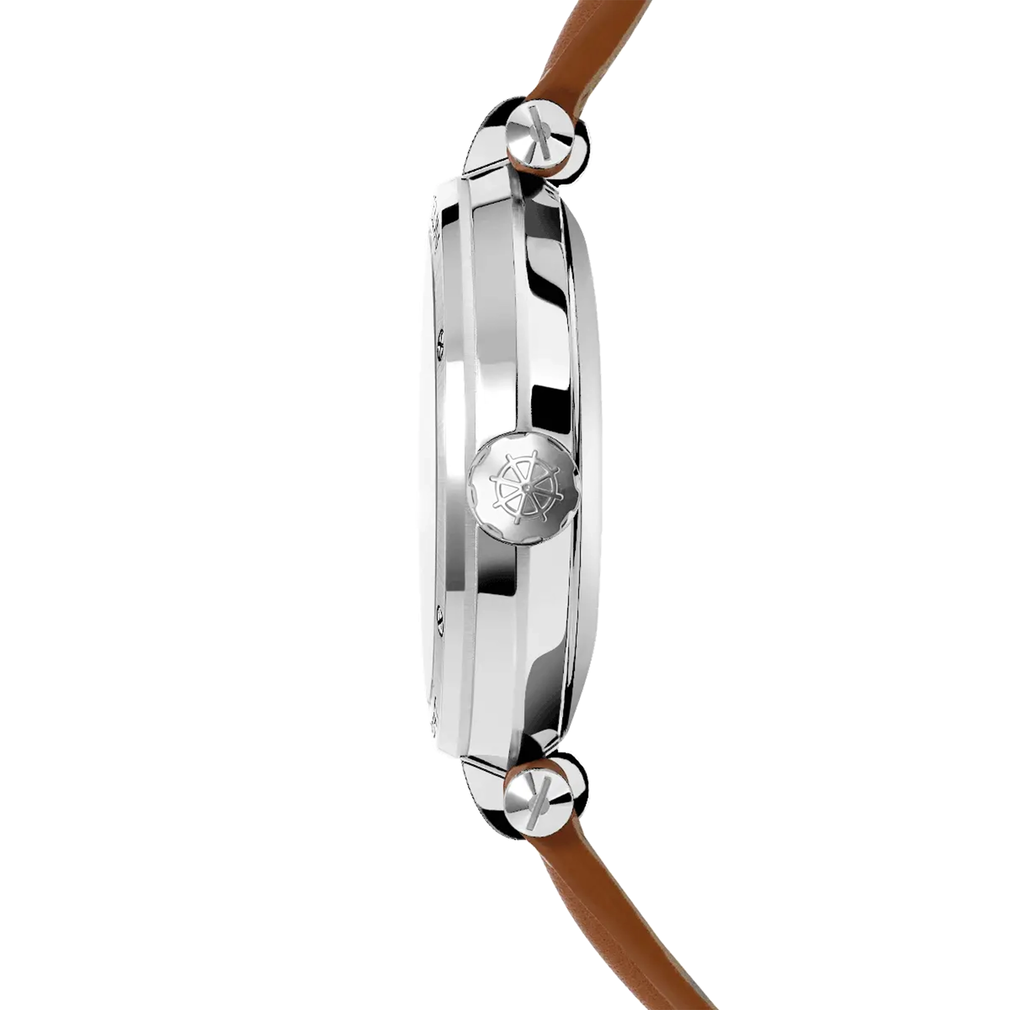 herbelin-newport-automatique-bleu-cuir-camel-homme-montre-automatique image 3