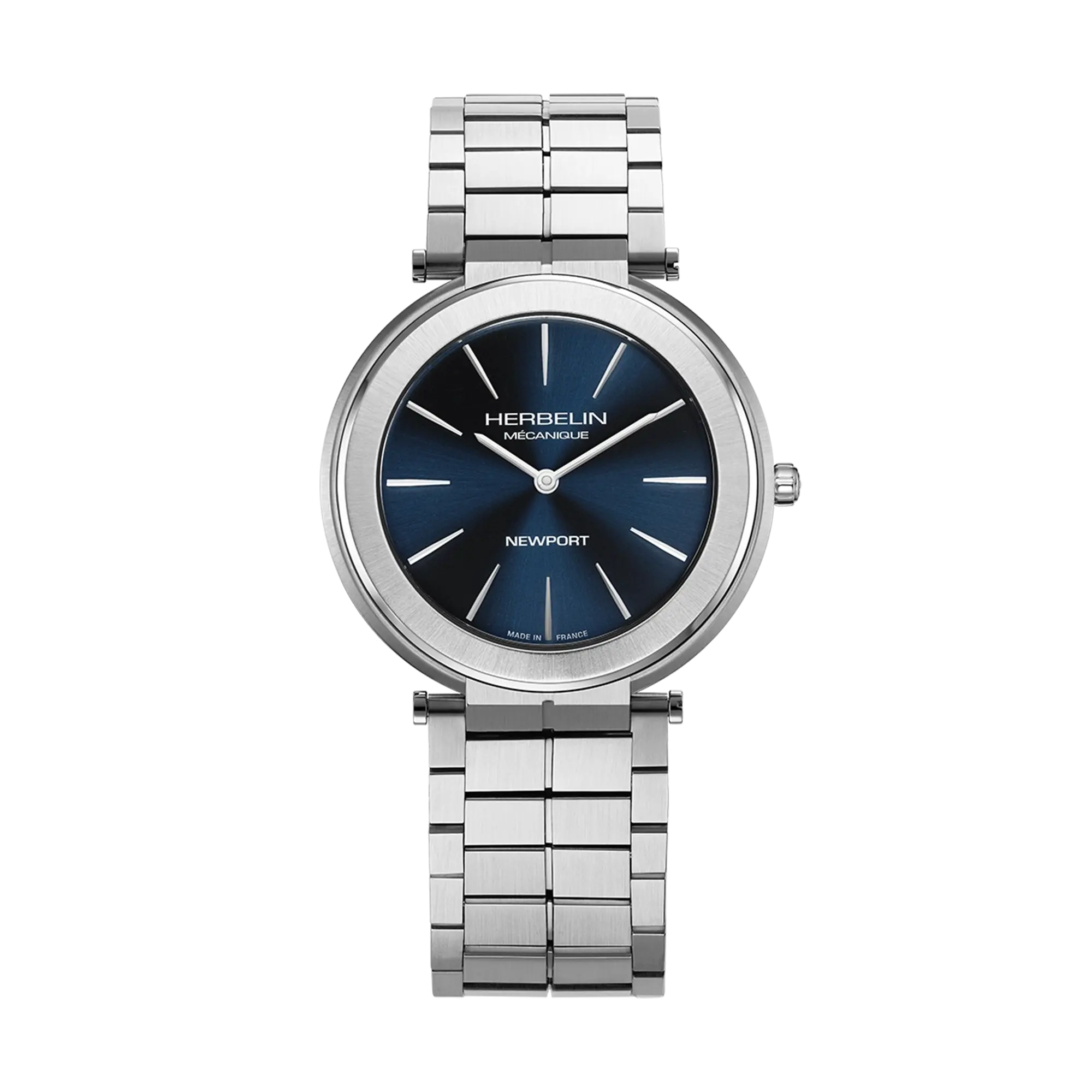 herbelin-newport-slim-m-canique-homme-acier-bleu-7-3-mm image 1