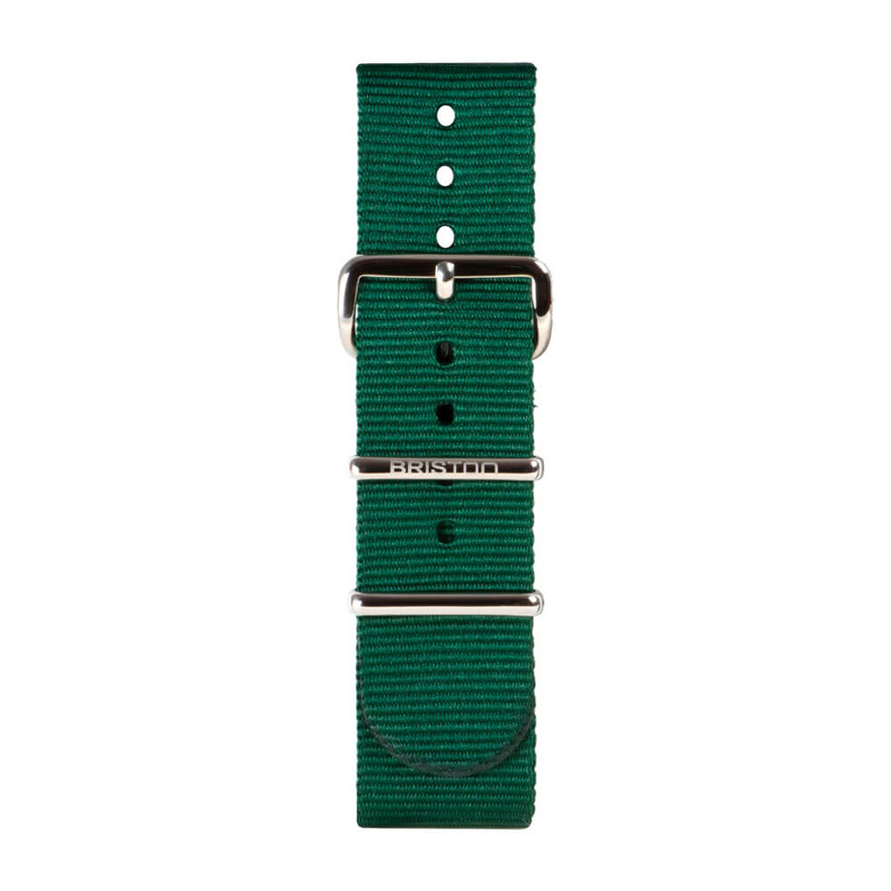 briston-clubmaster-classic-bracelet-type-nato-20-mm-vert-anglais image 4