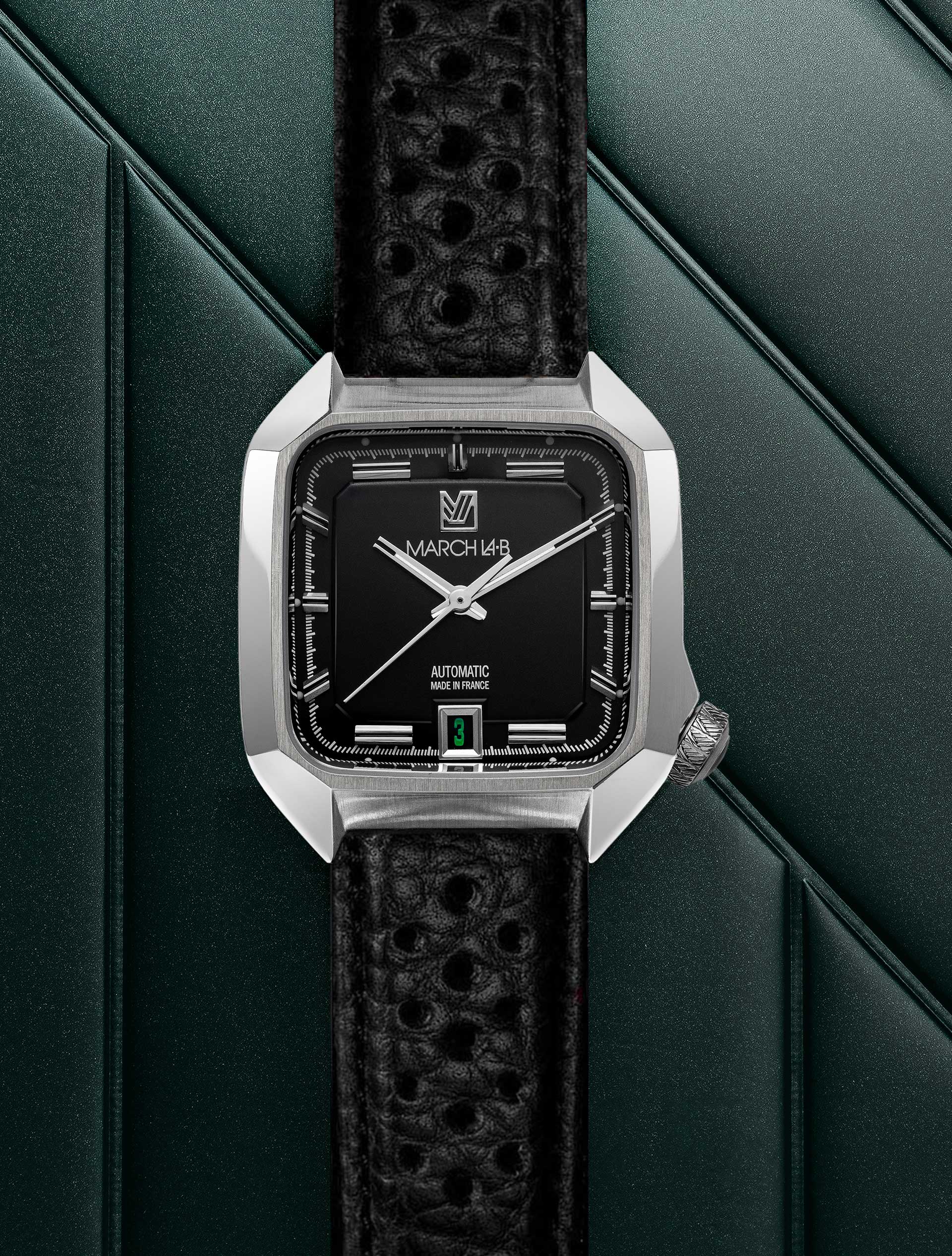 march-la-b-am2-slim-automatique-black-montre-homme-automatique-36-mm-cadran-noir image 3