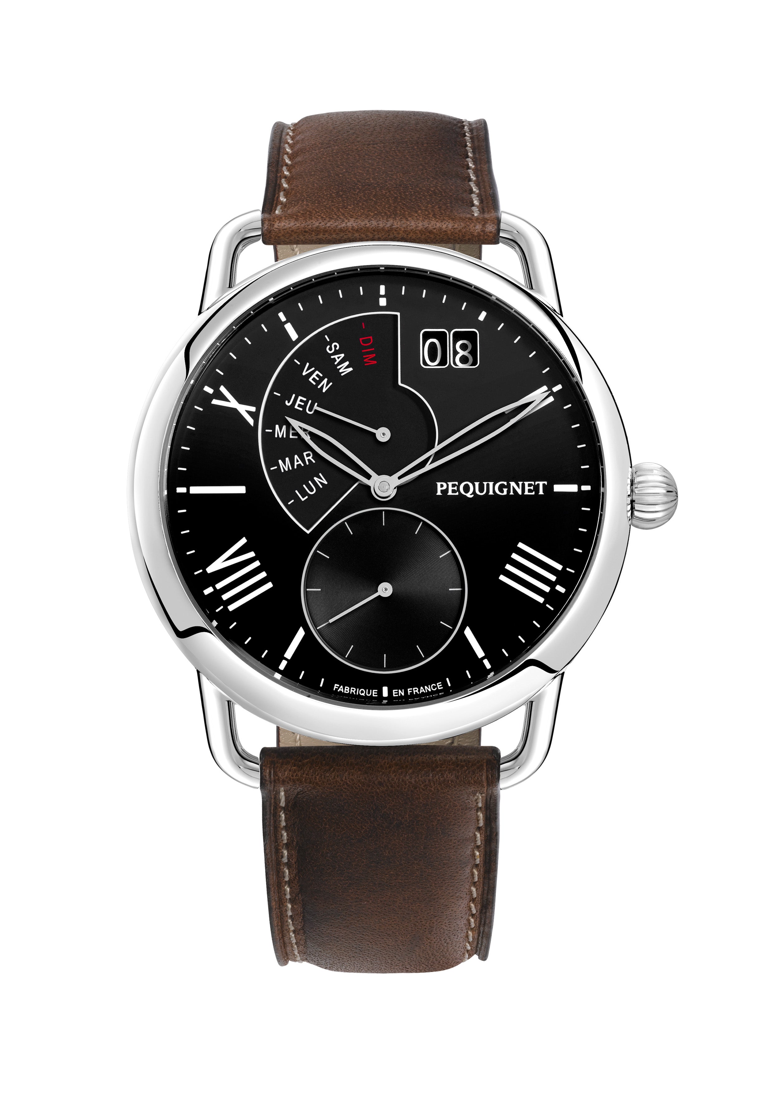pequignet-equus-origine-montre-homme-quartz-cadran-noir image 5
