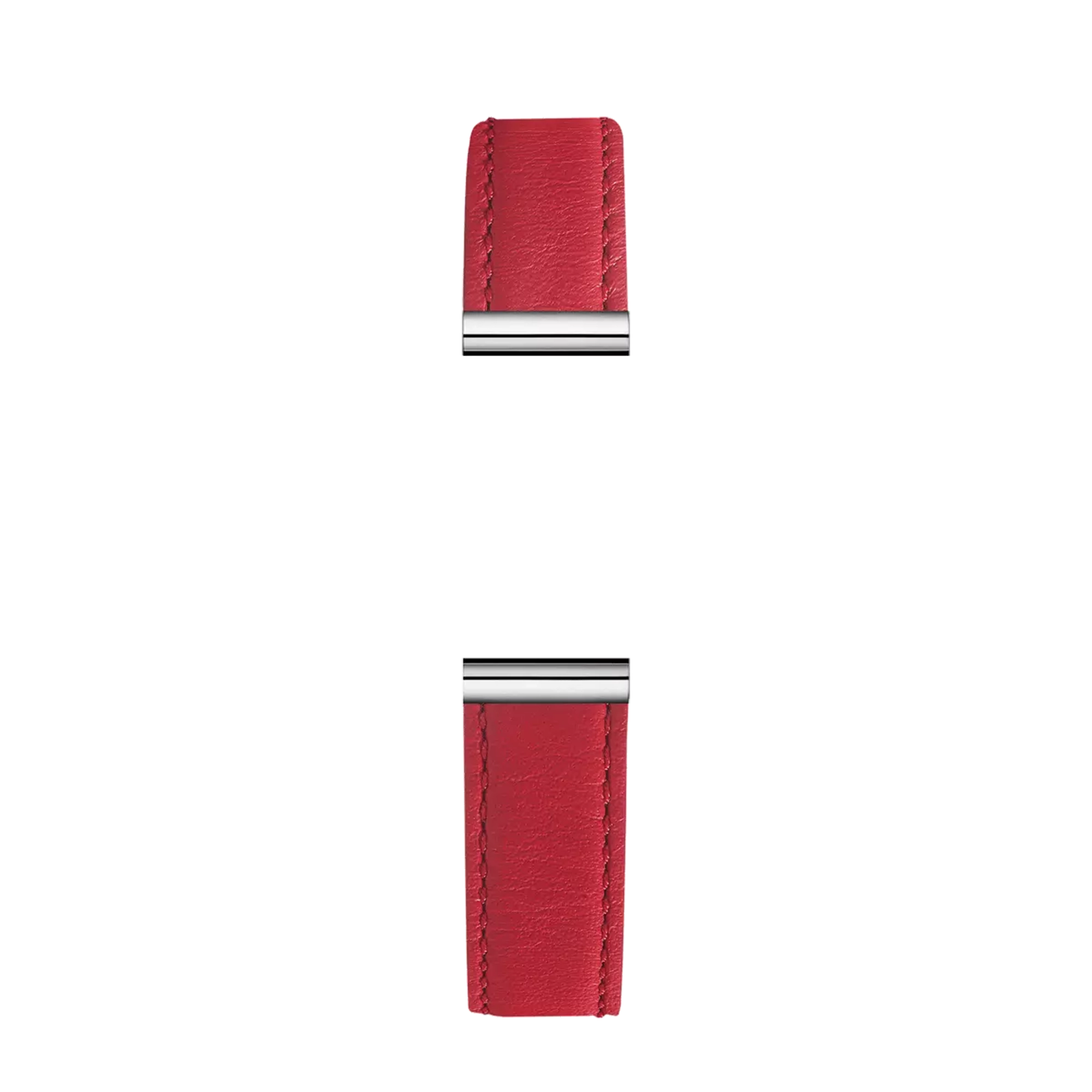 herbelin-antar-s-bracelet-simple-cuir-lisse-rouge-coquelicot image 1