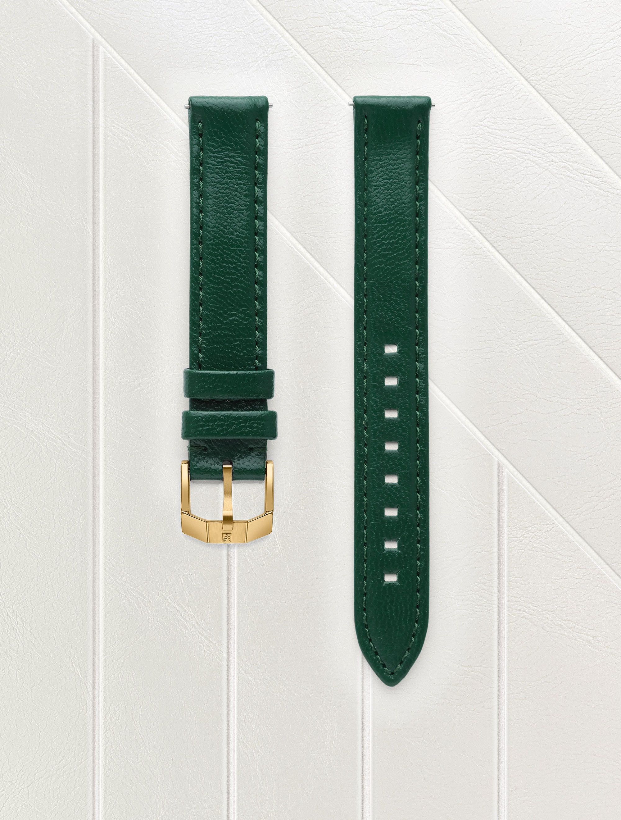 march-la-b-bracelet-chevreau-vert-14mm-bracelet-cuir-femme image 2