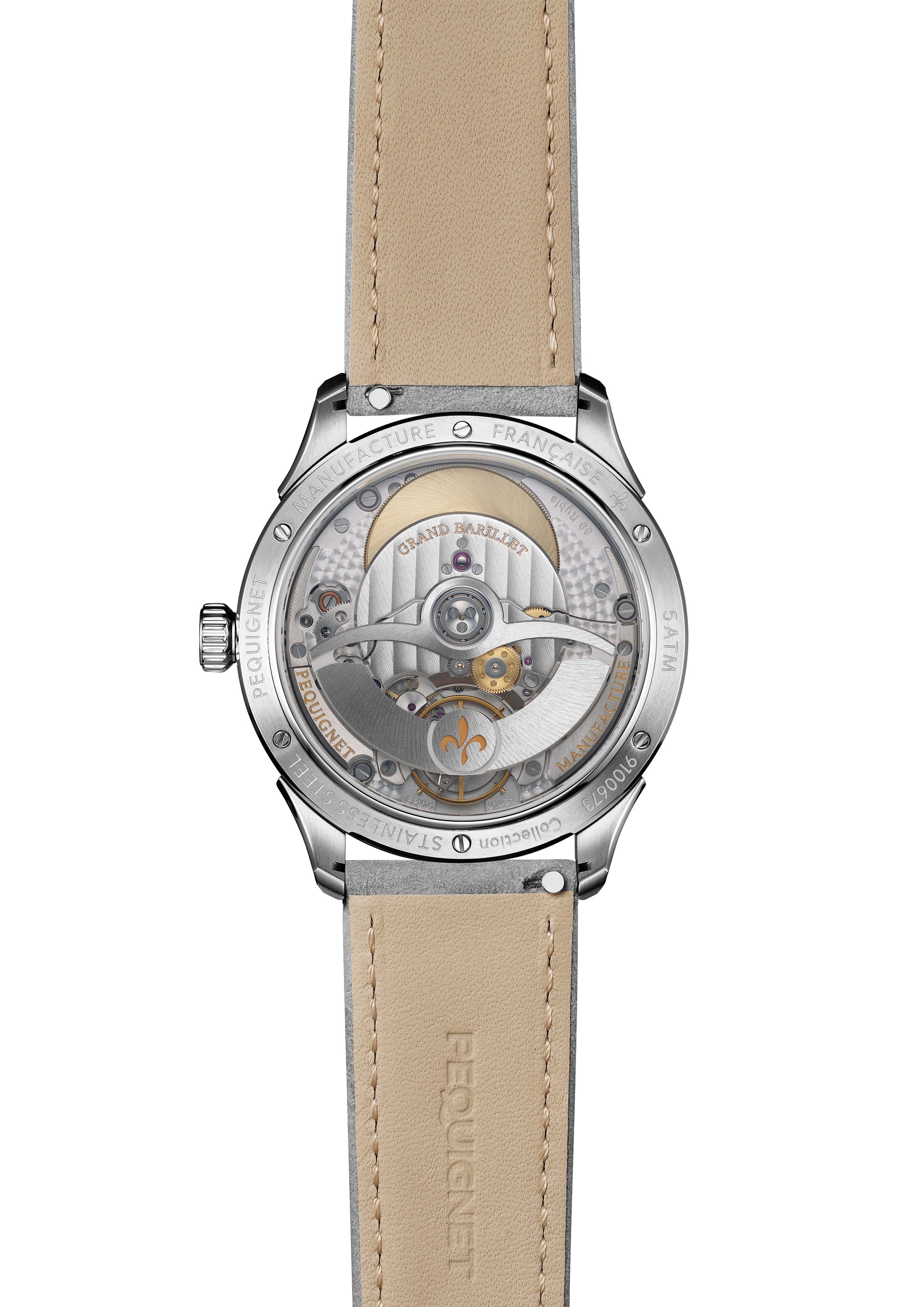 pequignet-royale-paris-montre-automatique-39-5-mm-cadran-bleu-glacier image 2