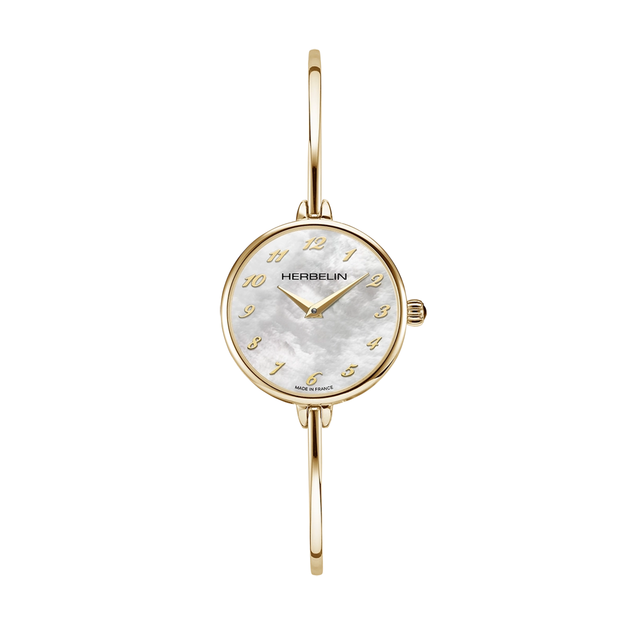 herbelin-fil-quartz-montre-femme-dor-nacre image 1
