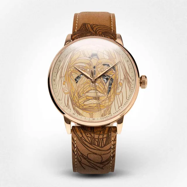 charlie-paris-yiruma-par-hopare-montre-automatique-or-rose-dition-100-ex image 1